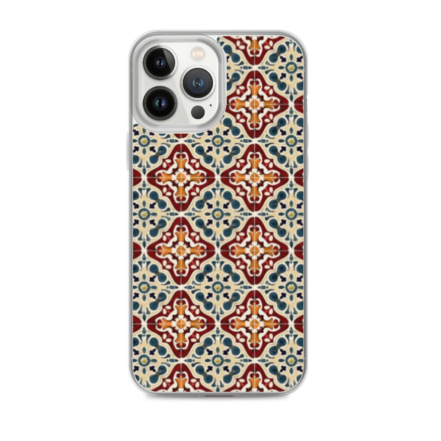 iPhone Case Classic Encaustic Tile Red