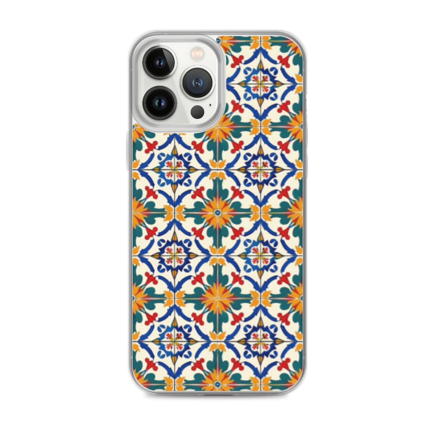 iPhone Case Colorful Yellow & Green Mediterranean Tiles