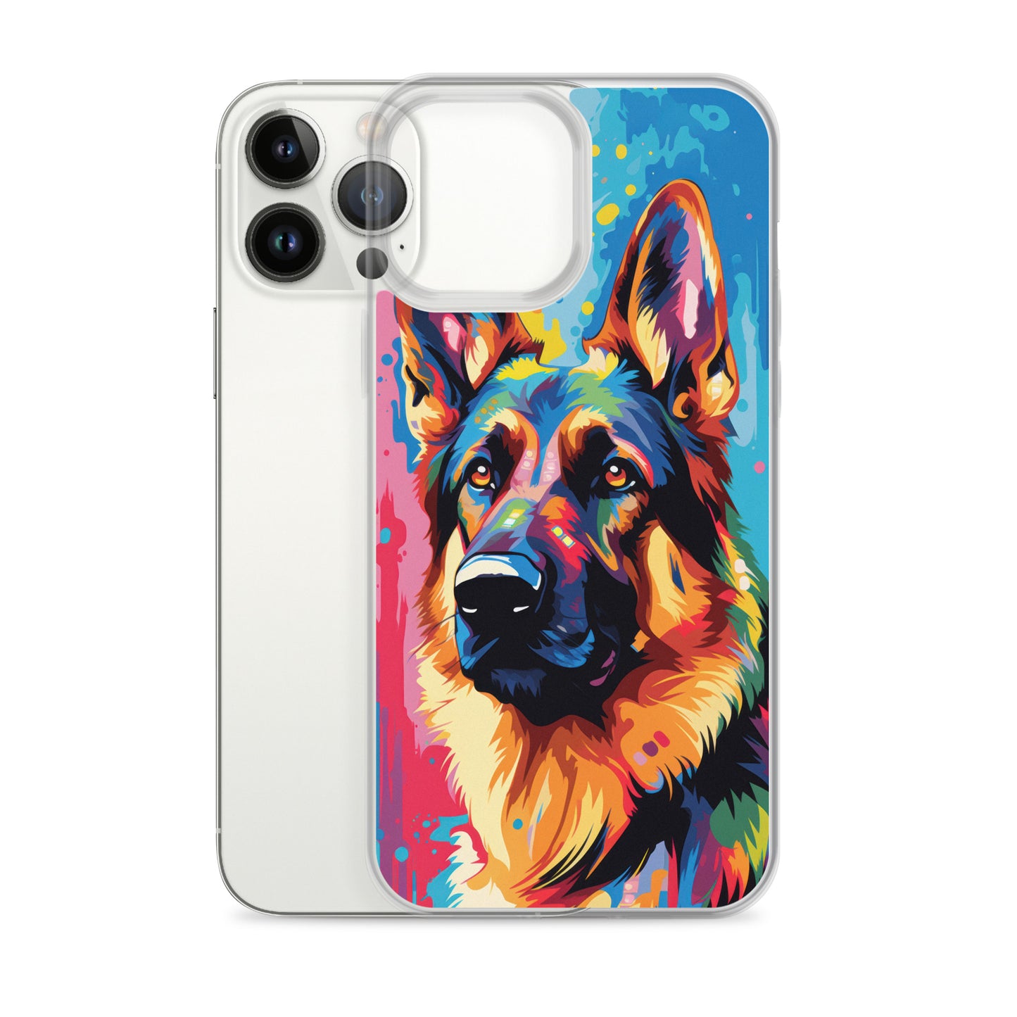 iPhone Case Painted German Shepherd