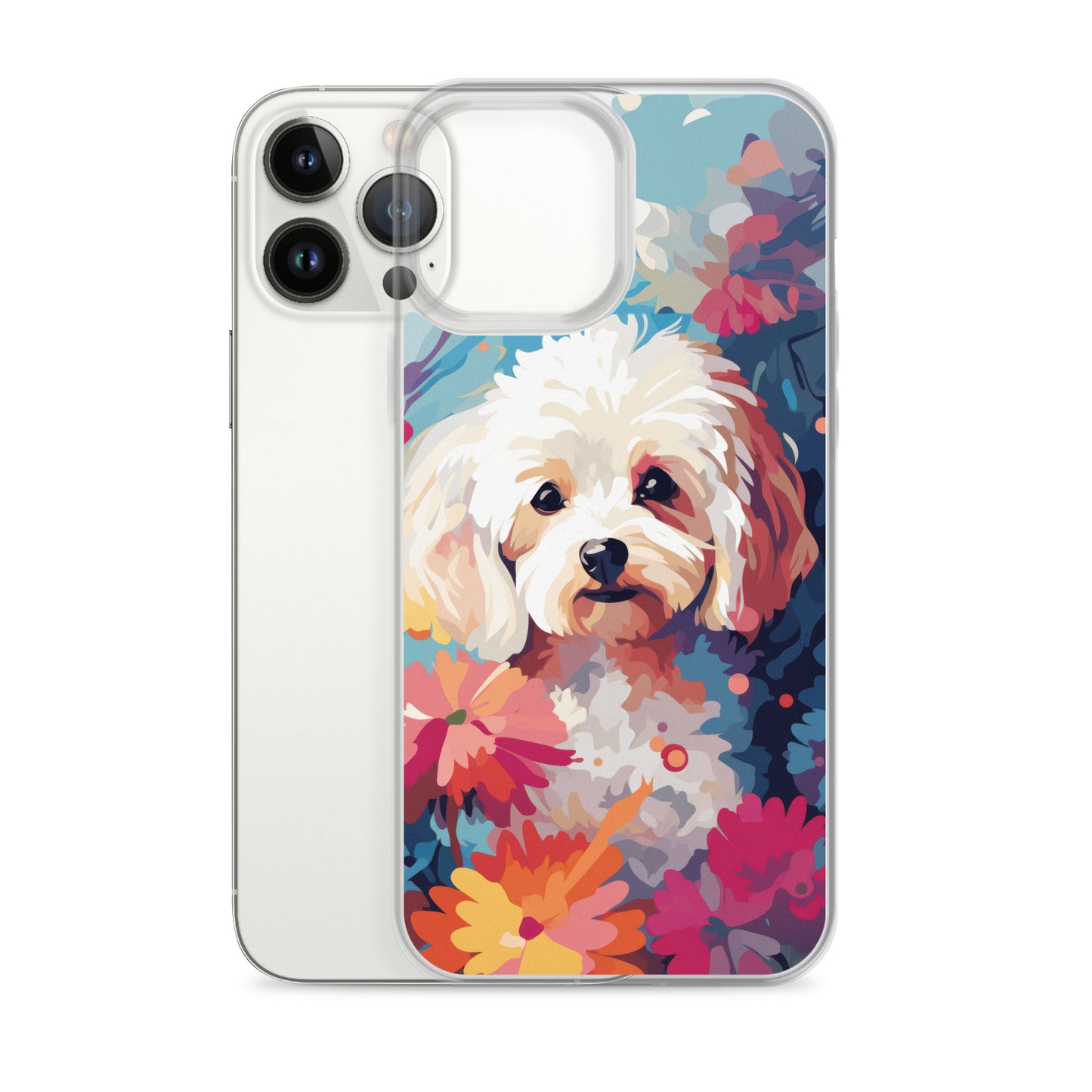 iPhone Case Painted Bichon Frise