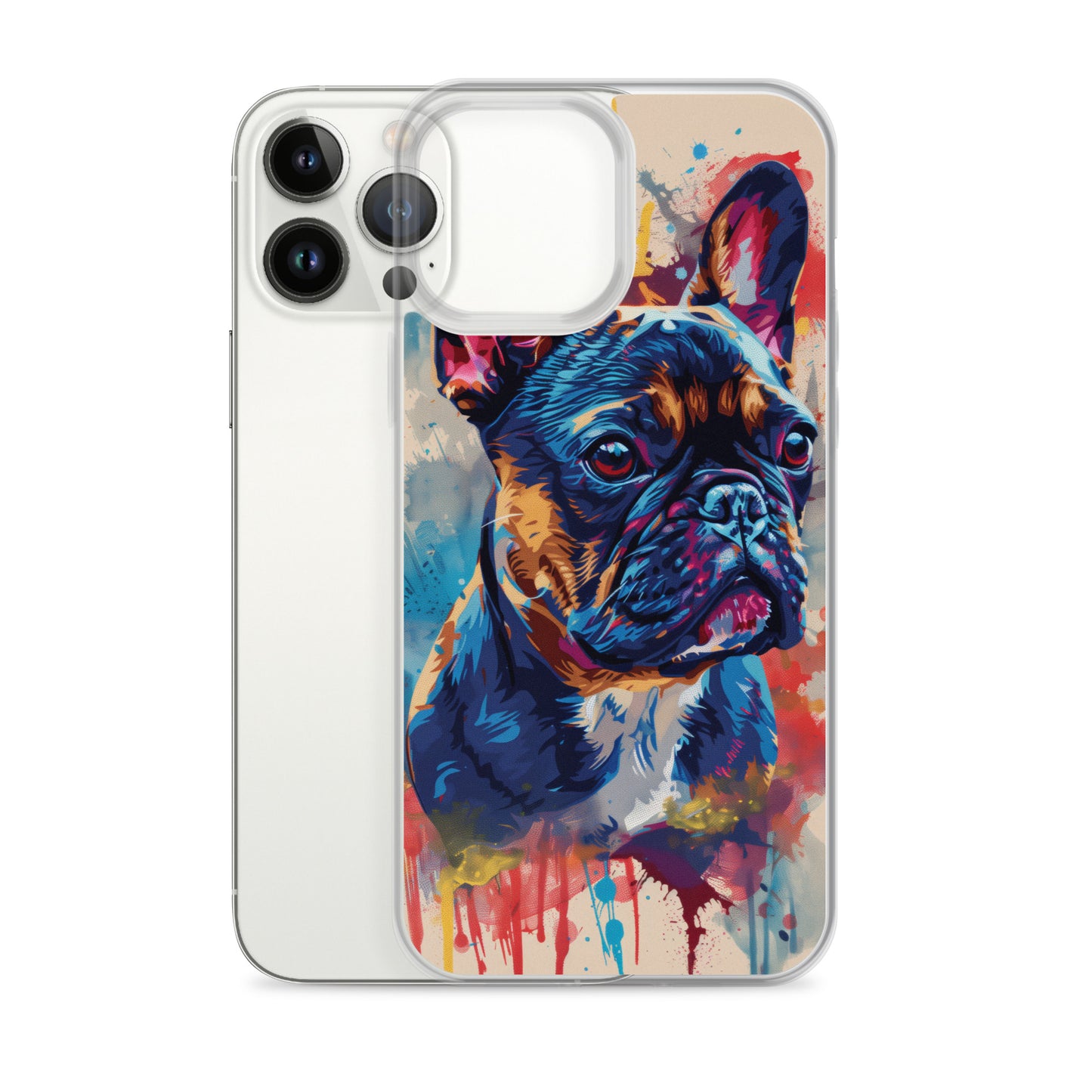 Painted French Bulldog iPhone Case