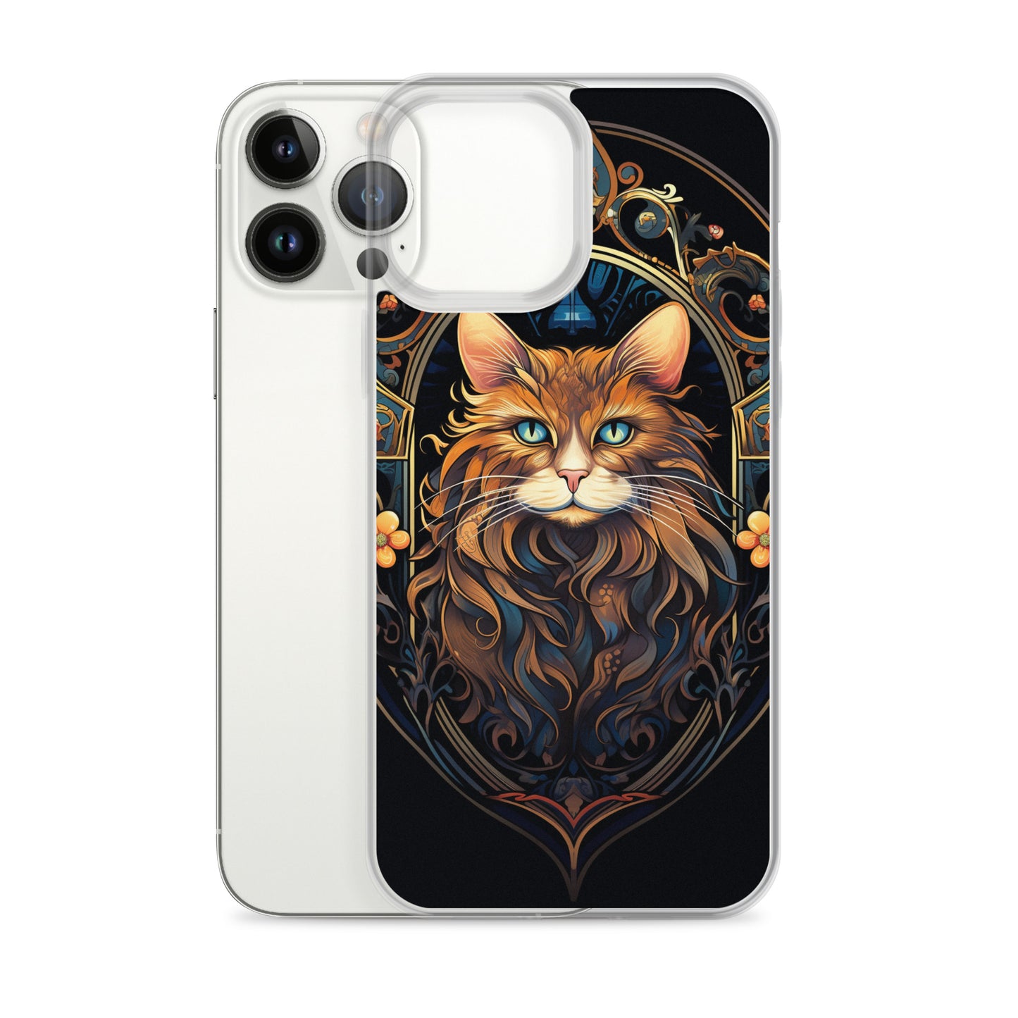 Art Nouveau Cat #3 iPhone Case