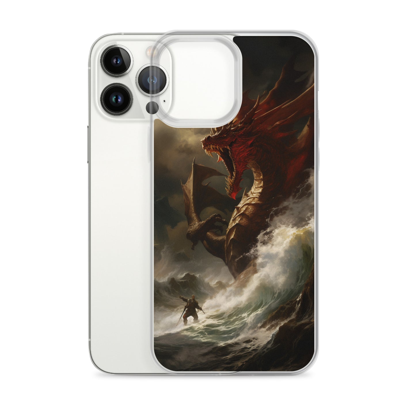 Dragon Battle iPhone Case
