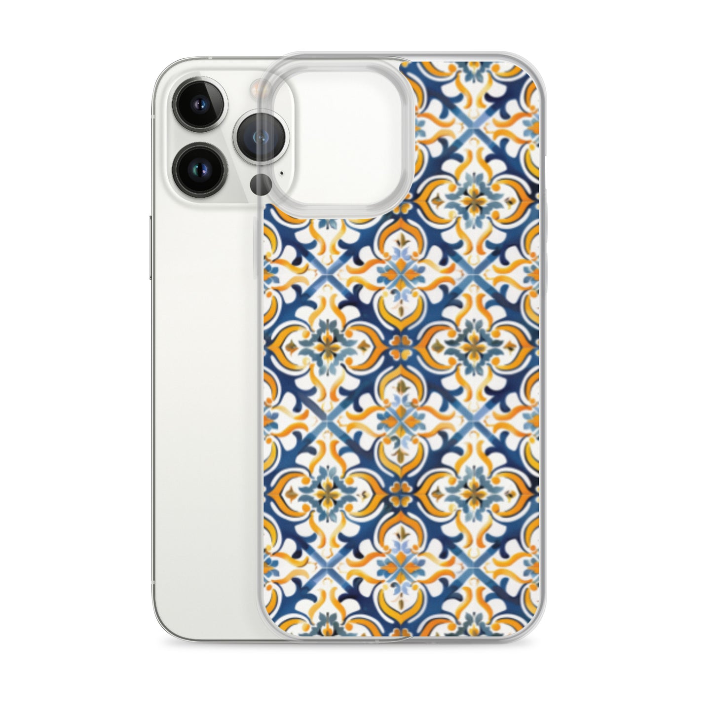 iPhone Case Colorful Spanish Tile Pattern