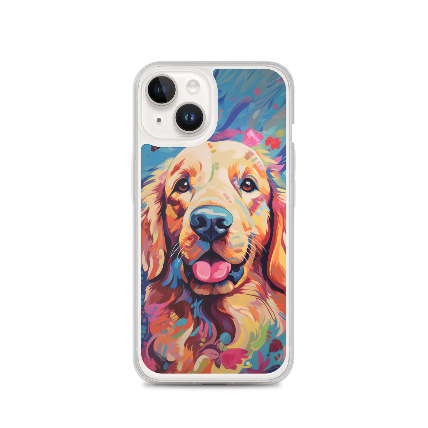 iPhone Case Painted Golden Retriever