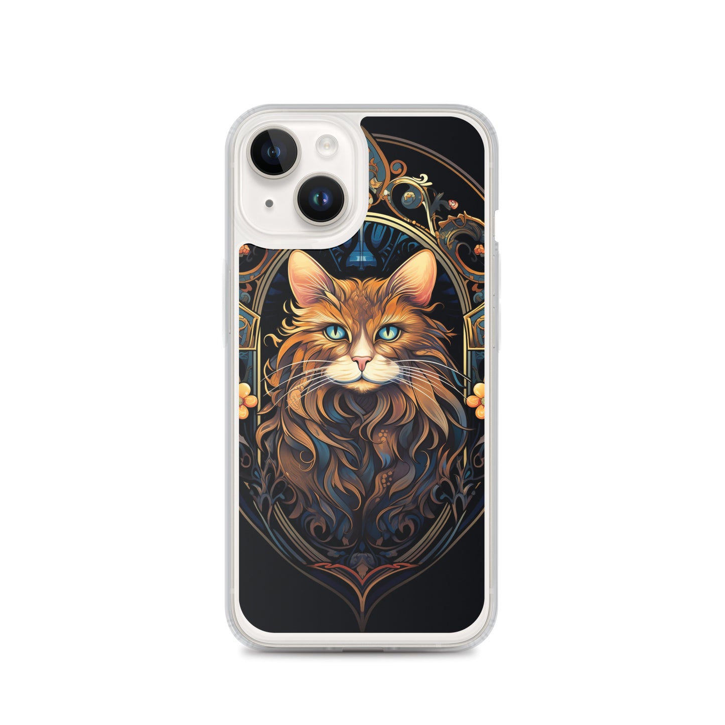 Art Nouveau Cat #3 iPhone Case