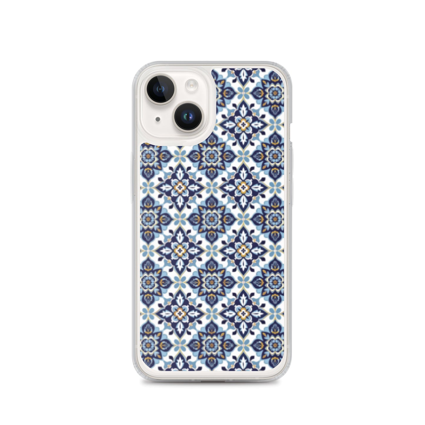 iPhone Case Classic Encaustic Tile Blue