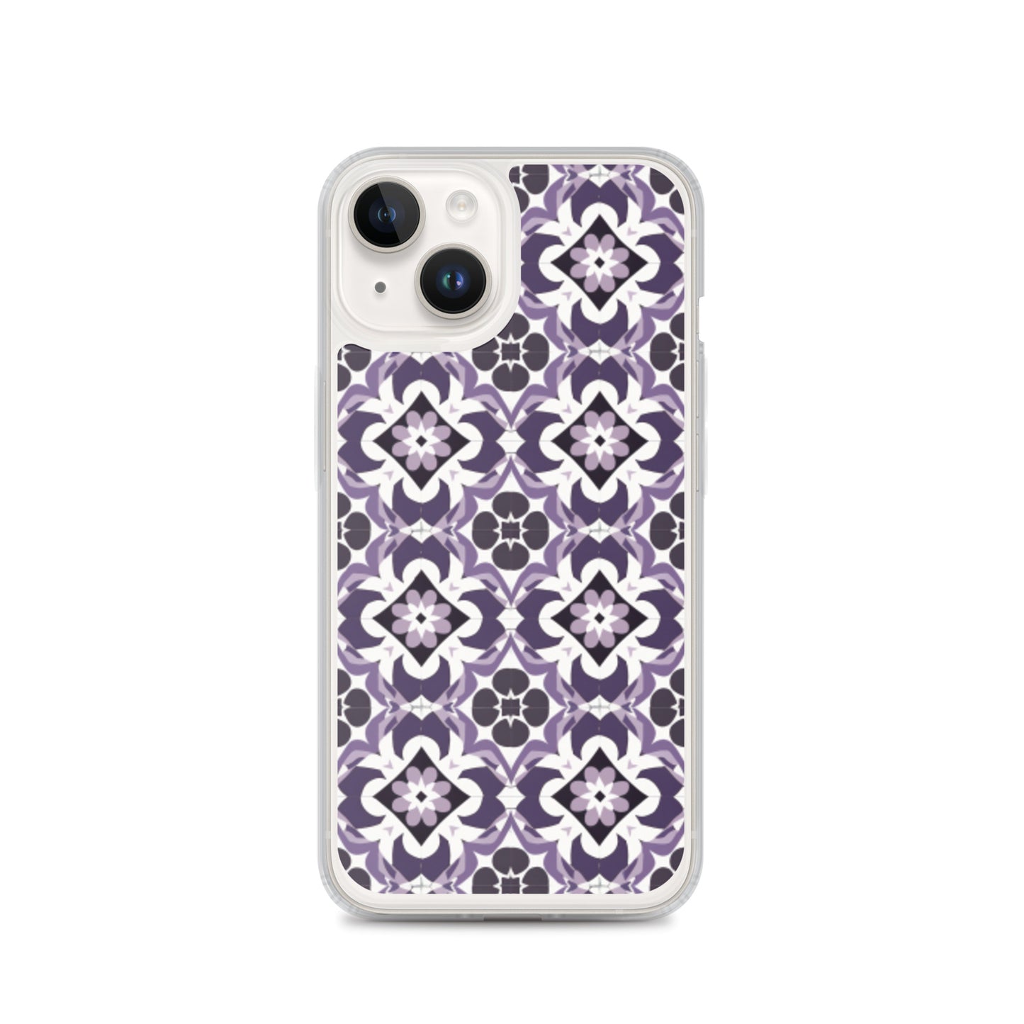 iPhone Case Purple Moroccan Style Tile