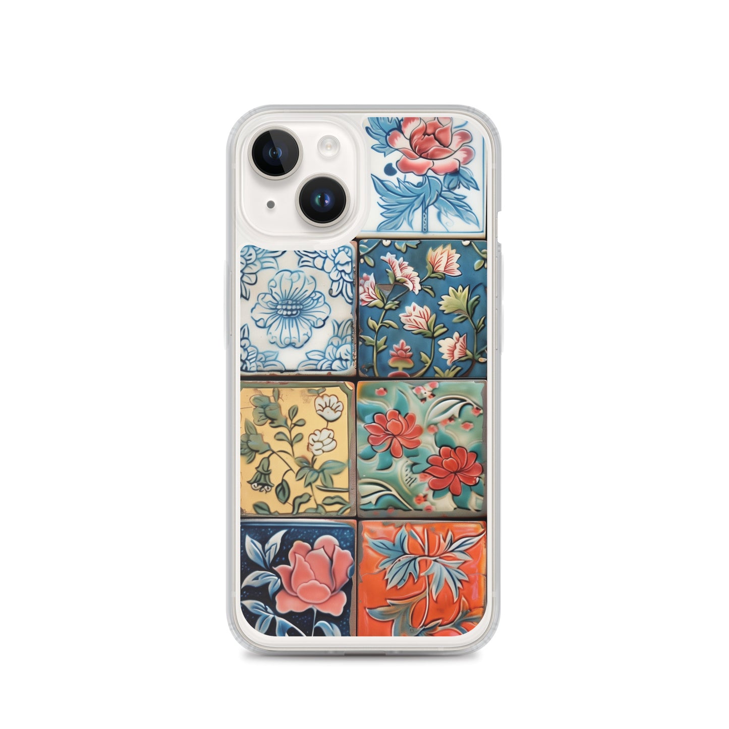 iPhone Case Colorful Majolilca Tiles