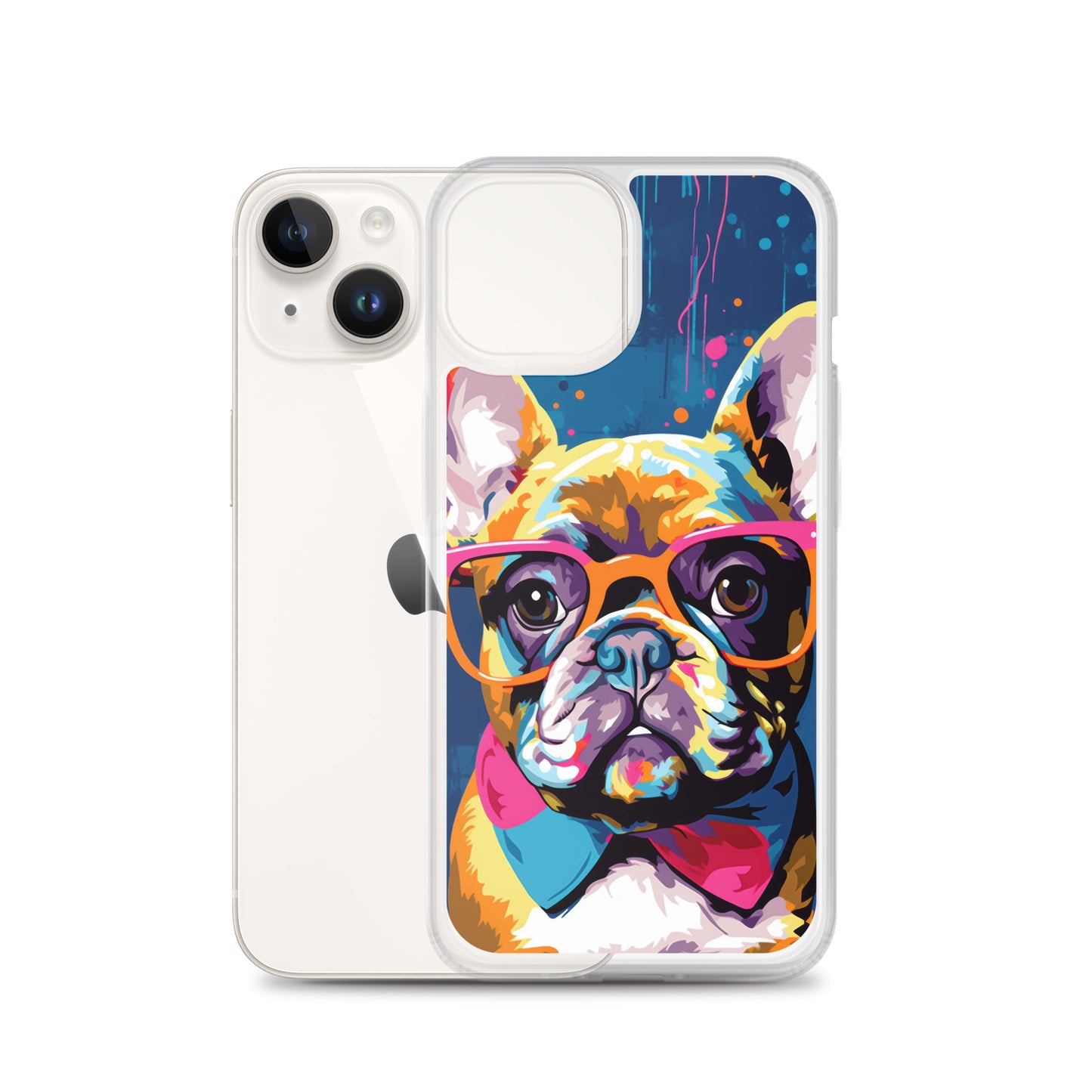 iPhone Case Painted Stylish French Bulldog