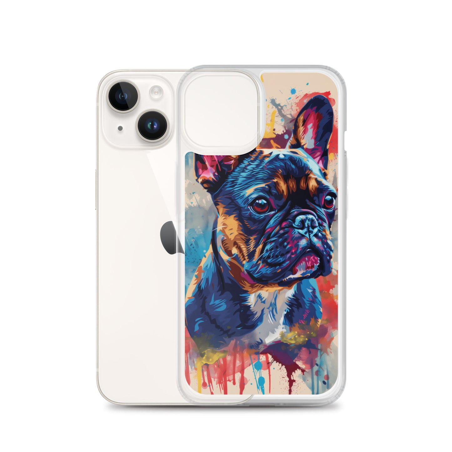 Painted French Bulldog iPhone Case