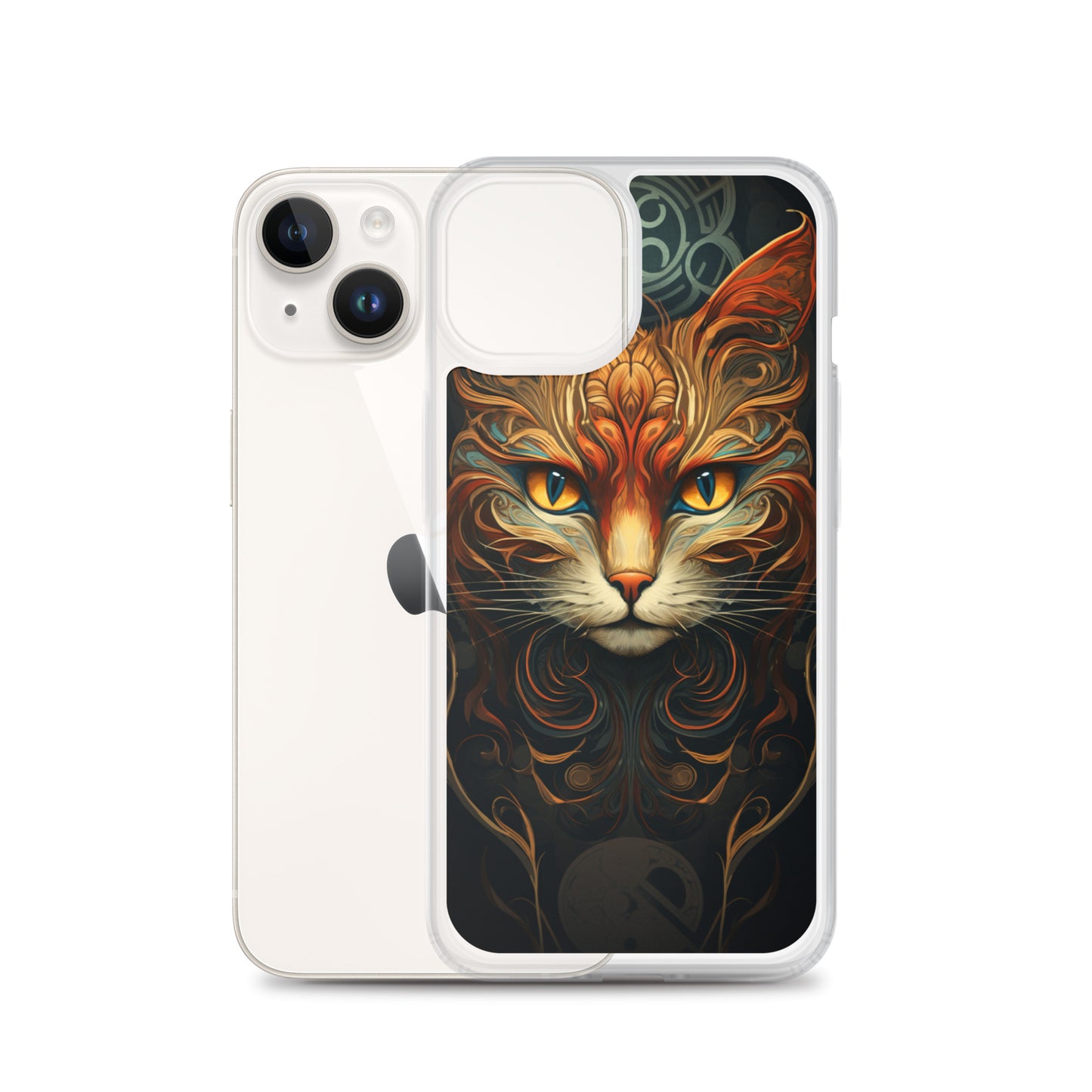 Art Nouveau Cat #2 iPhone Case