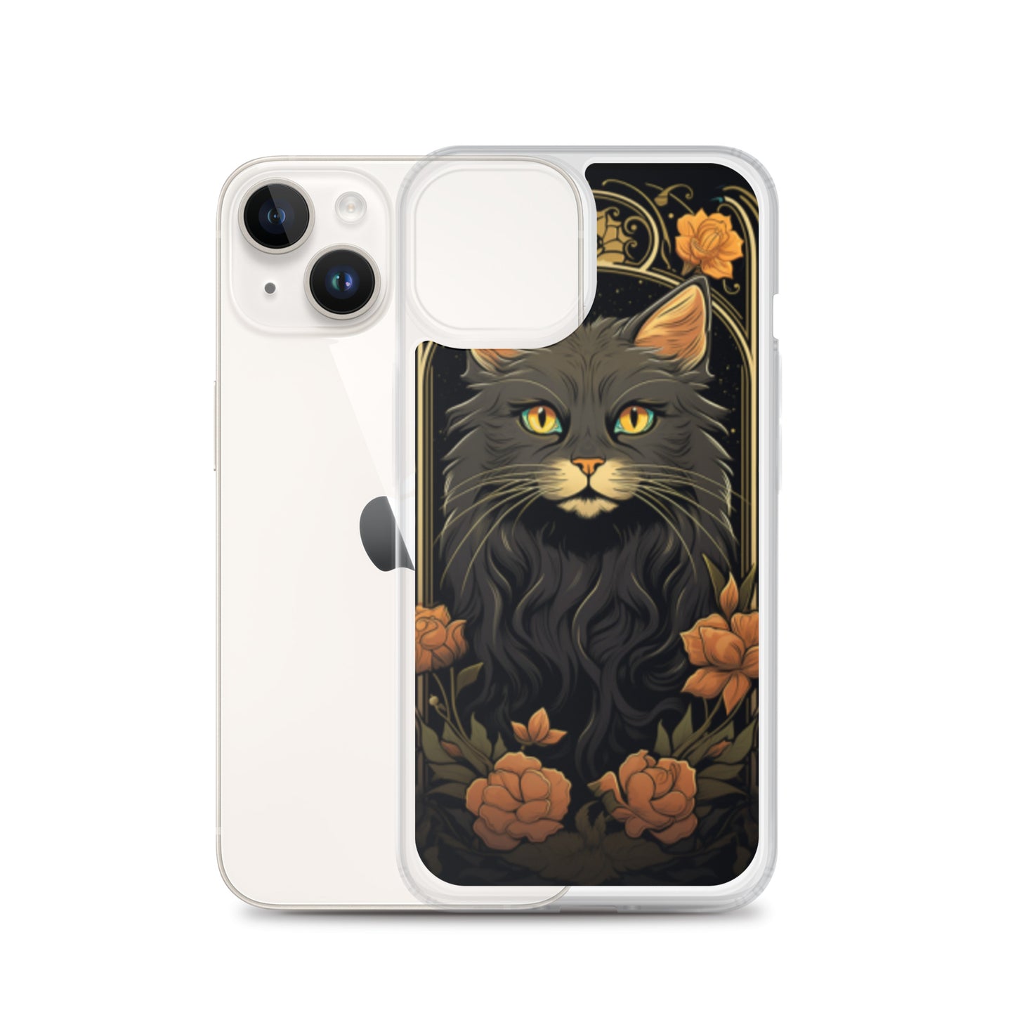 Art Nouveau Cat iPhone Case