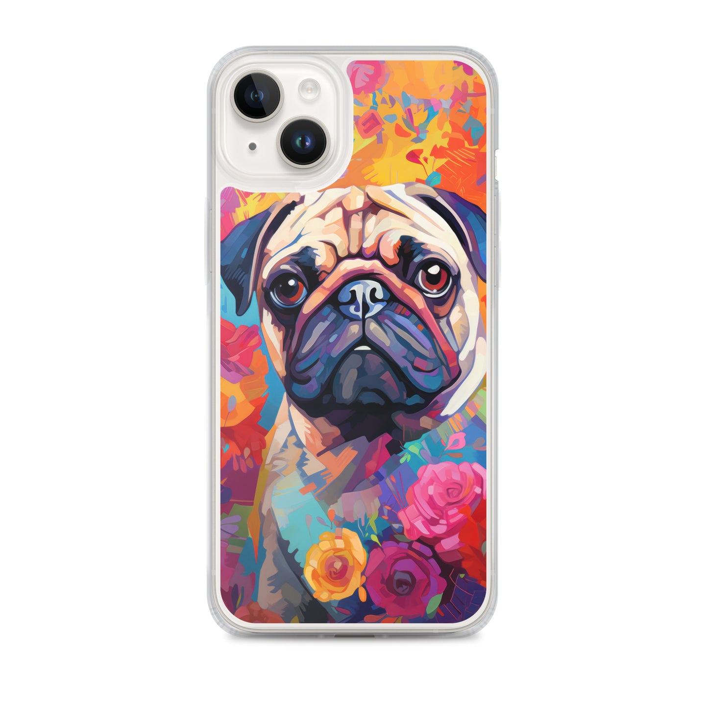 iPhone Case Painted Pug