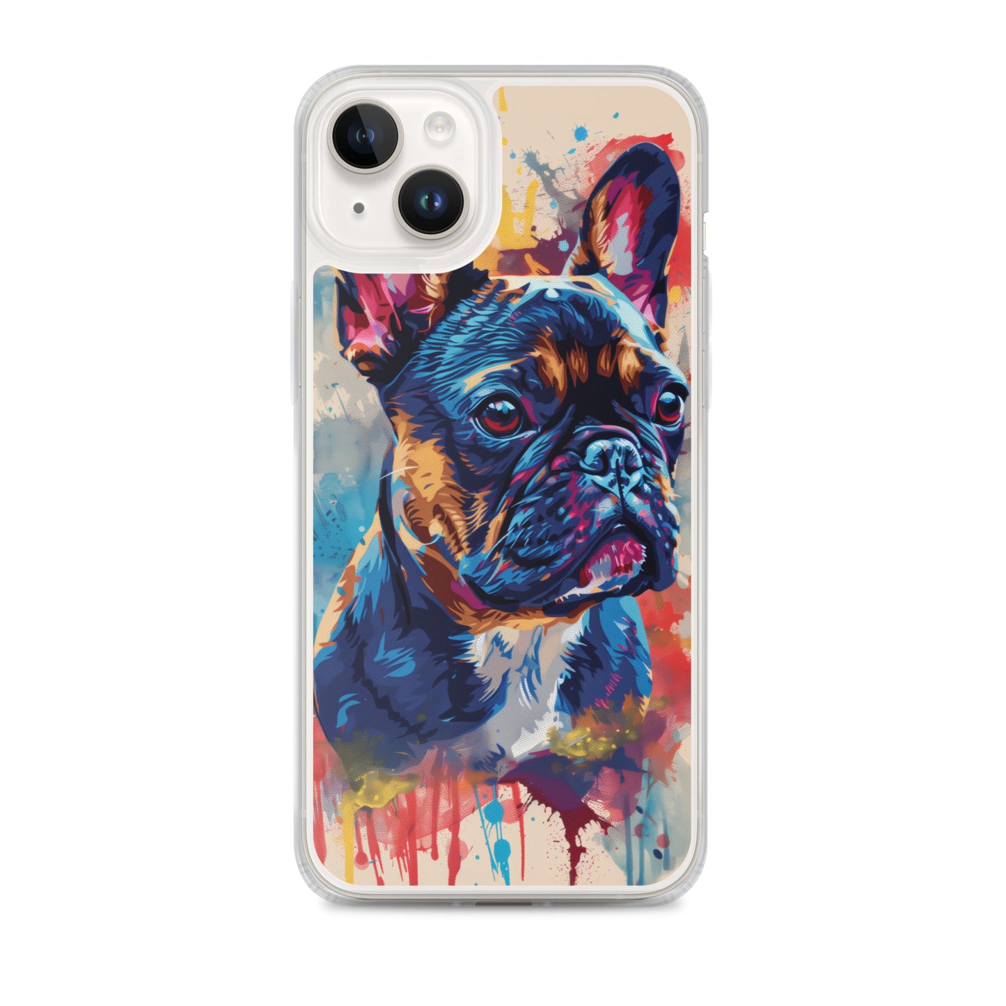 Painted French Bulldog iPhone Case