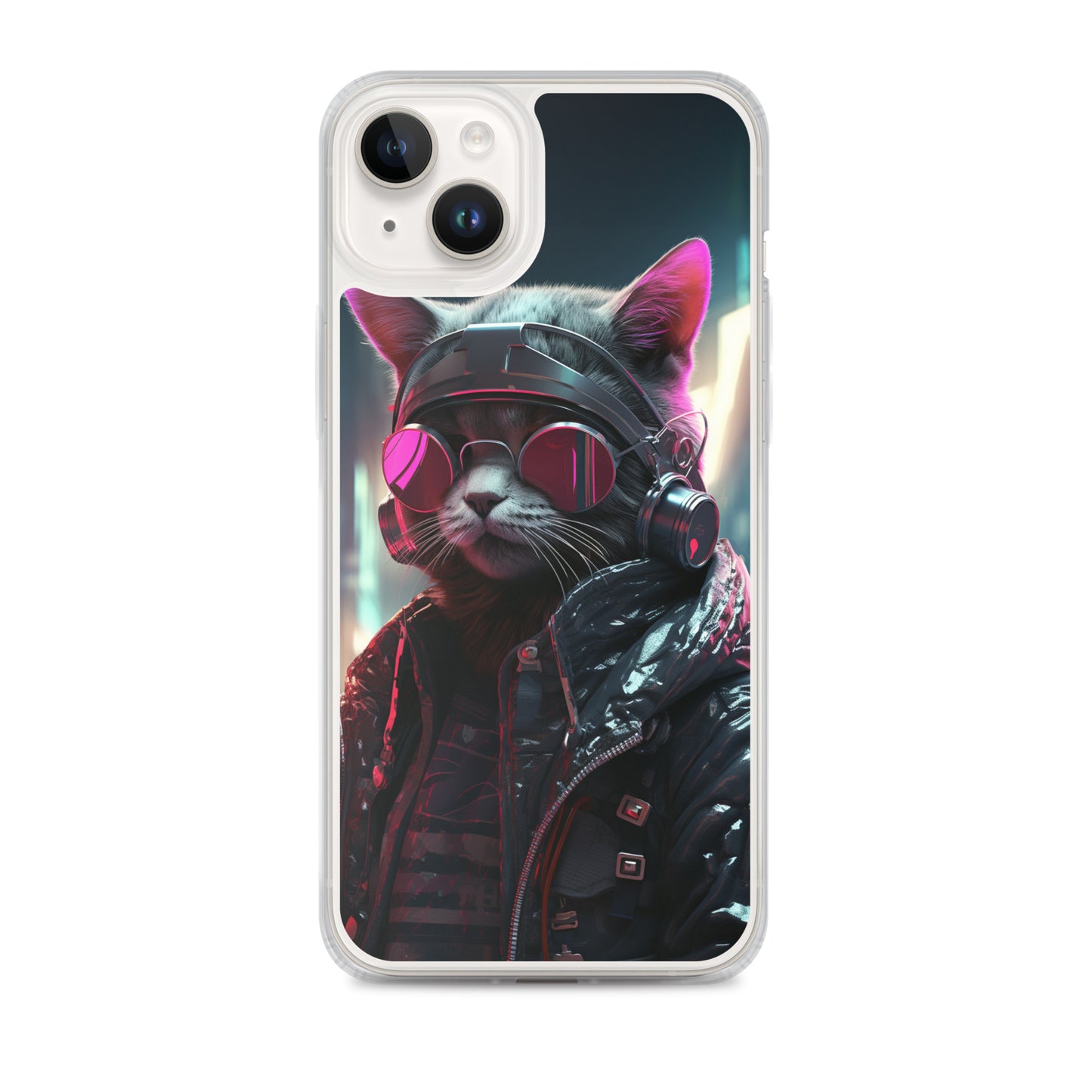 Cyberpunk Kitty Cat iPhone Case