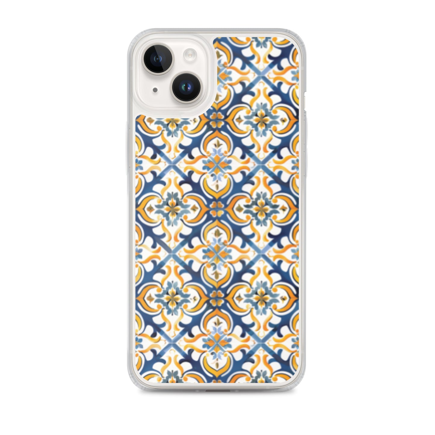 iPhone Case Colorful Spanish Tile Pattern