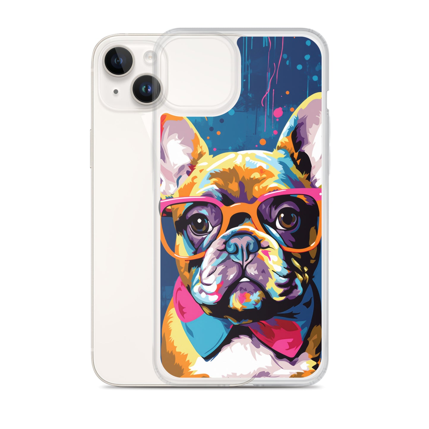 iPhone Case Painted Stylish French Bulldog