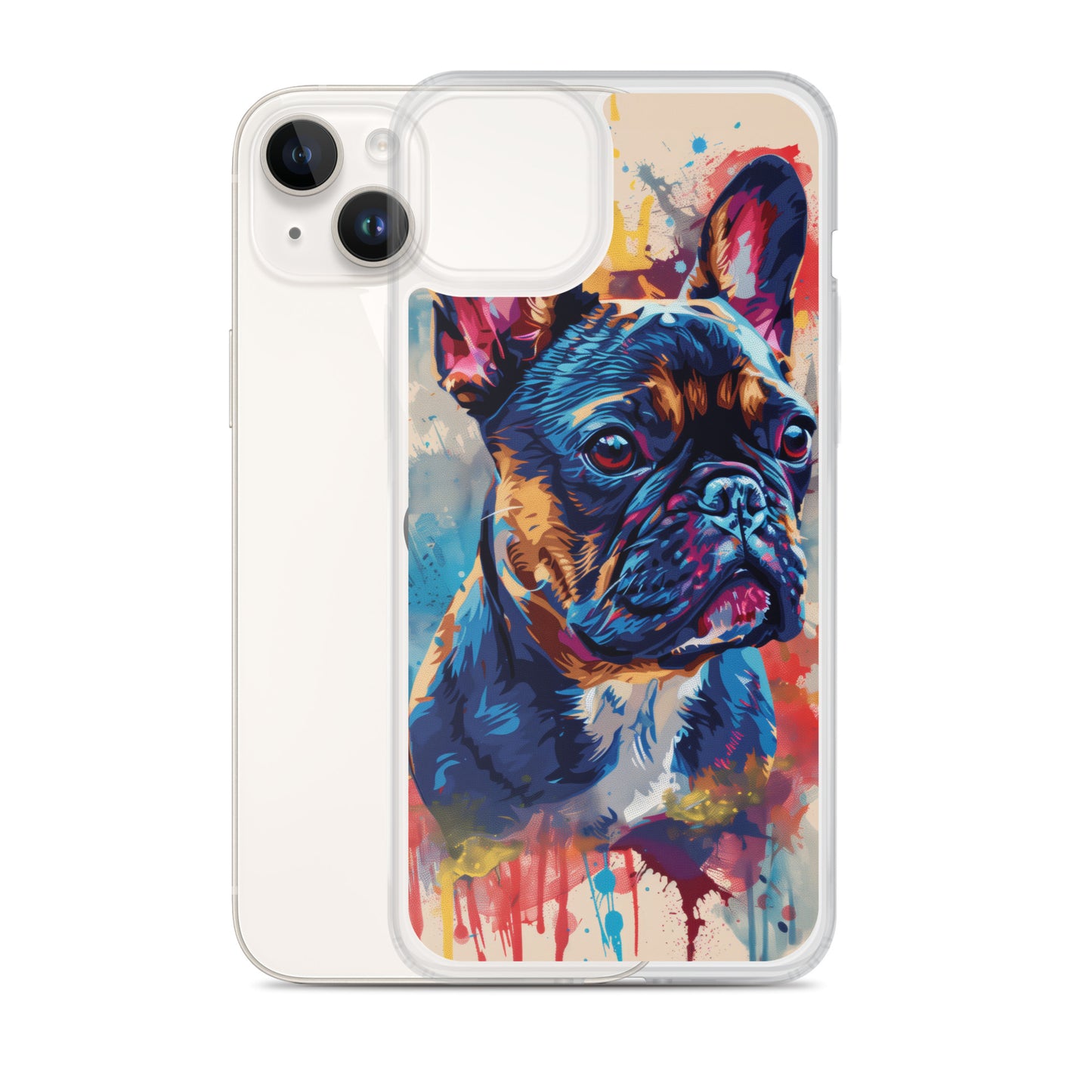 Painted French Bulldog iPhone Case
