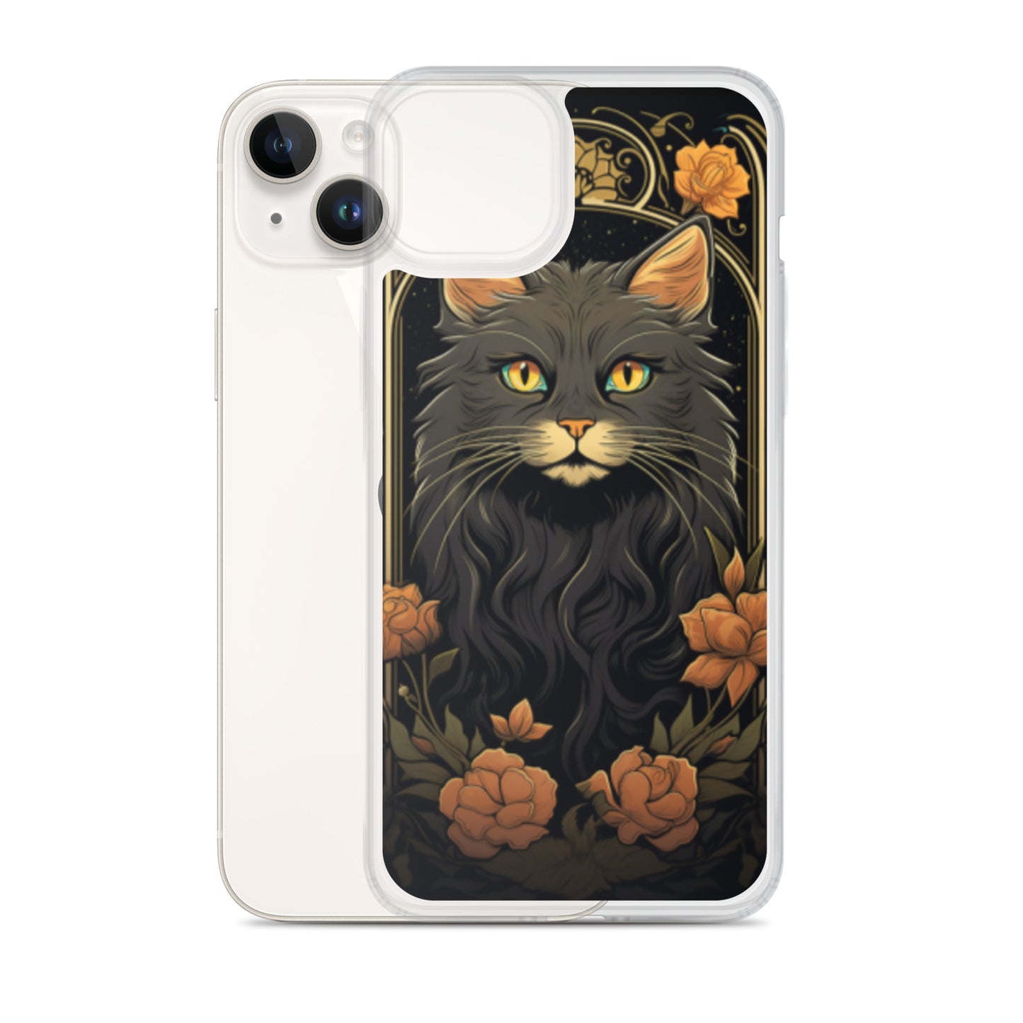Art Nouveau Cat iPhone Case