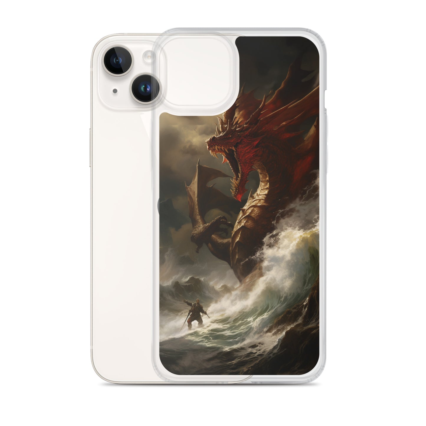 Dragon Battle iPhone Case