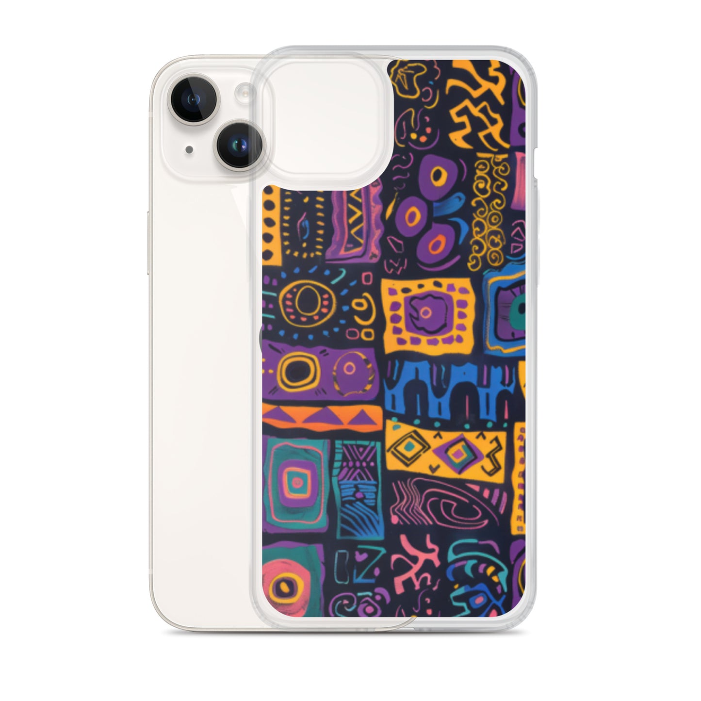 iPhone Case Colorful Yemanja Pattern
