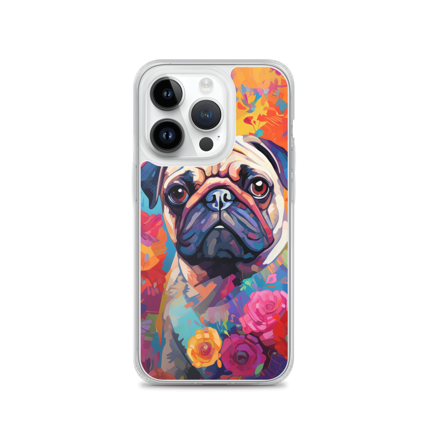 iPhone Case Painted Pug