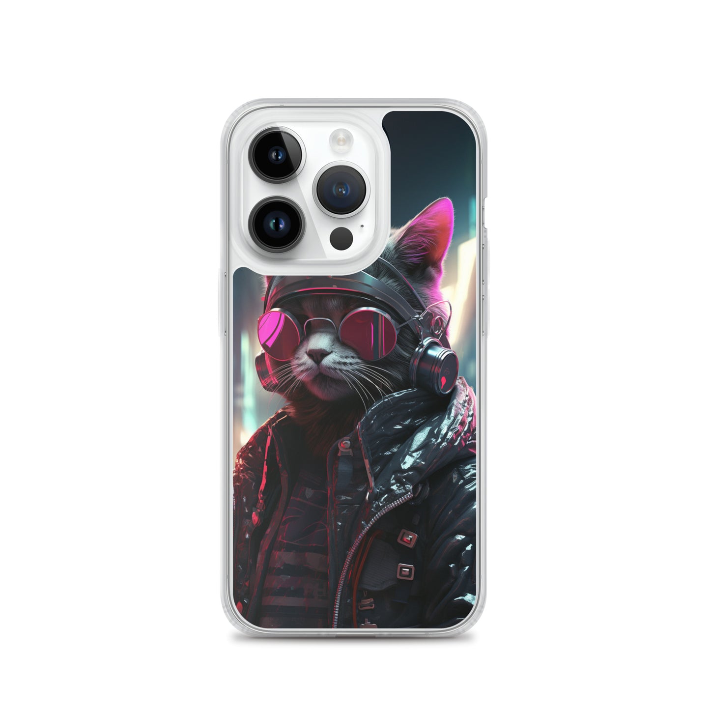 Cyberpunk Kitty Cat iPhone Case