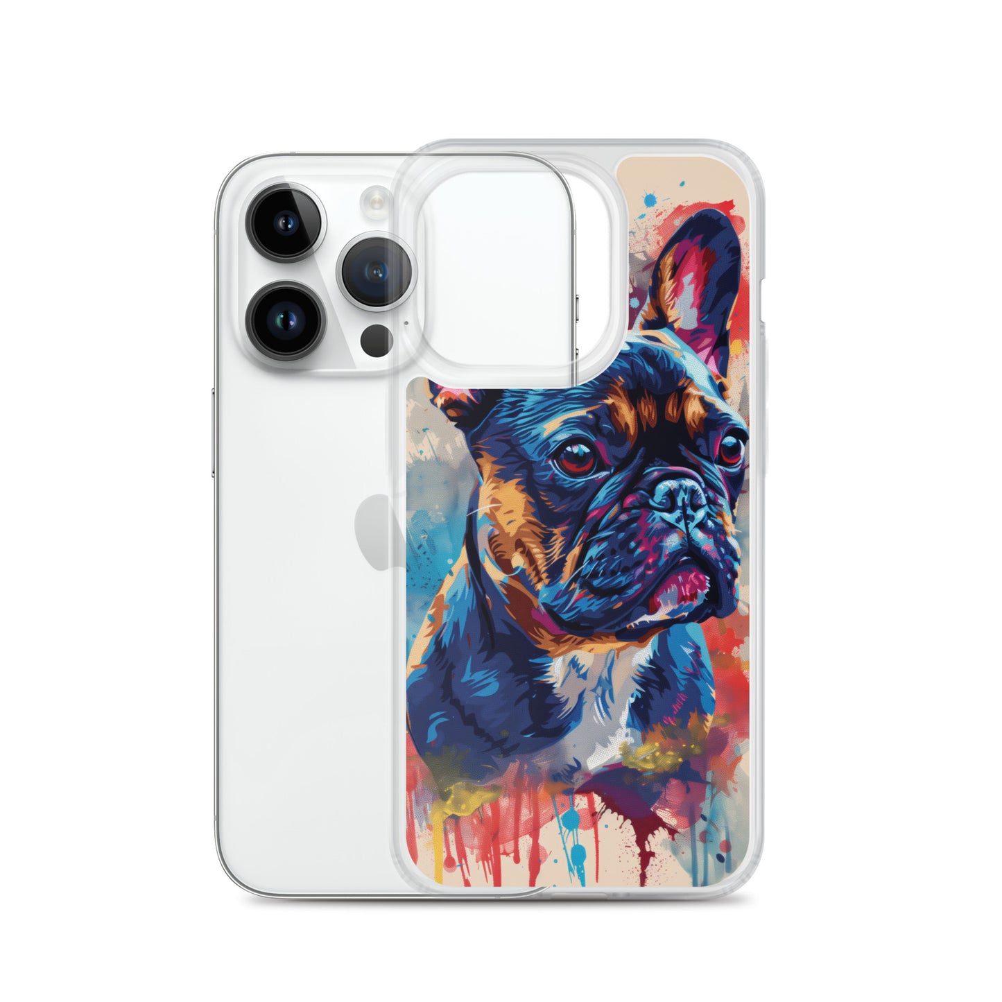 Painted French Bulldog iPhone Case