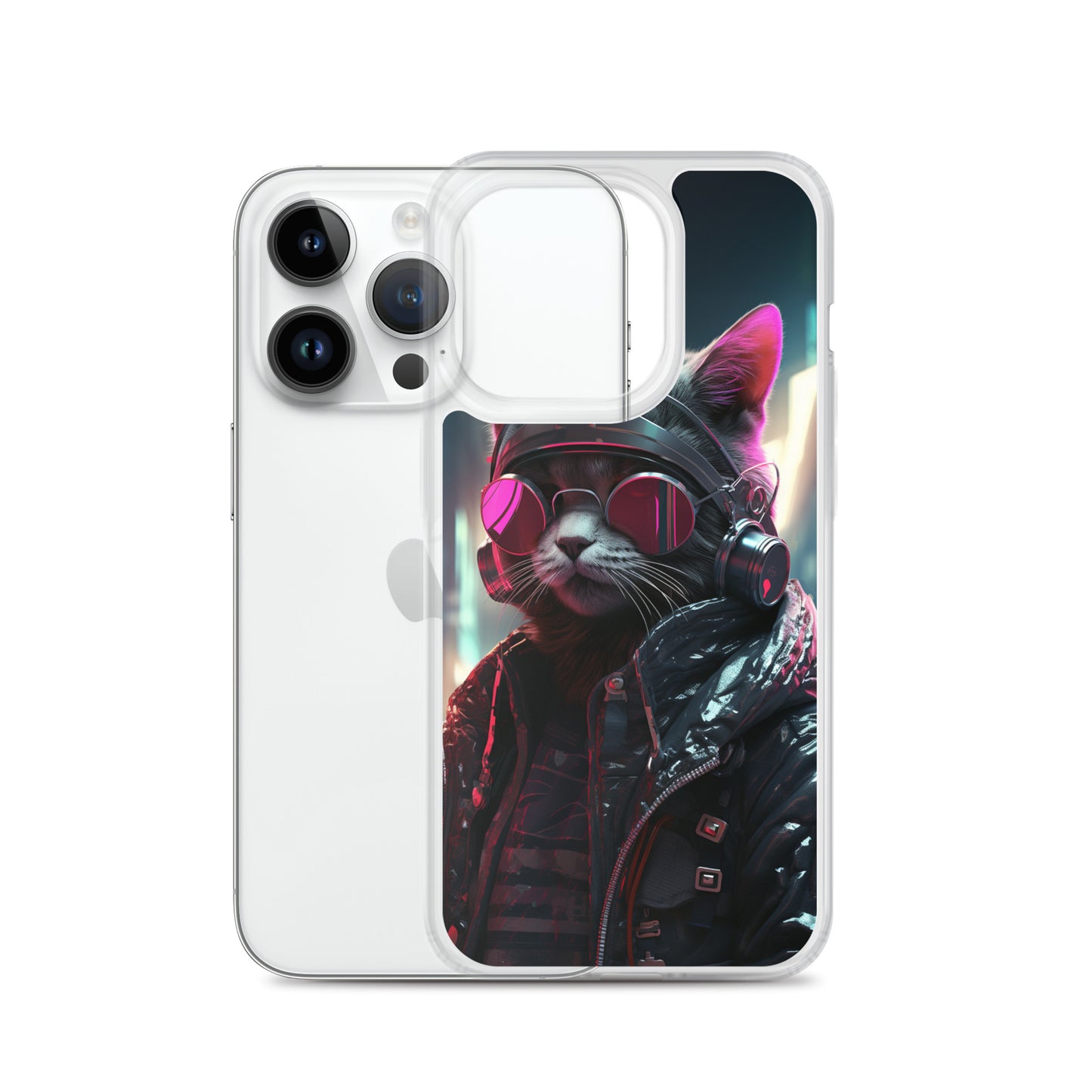 Cyberpunk Kitty Cat iPhone Case