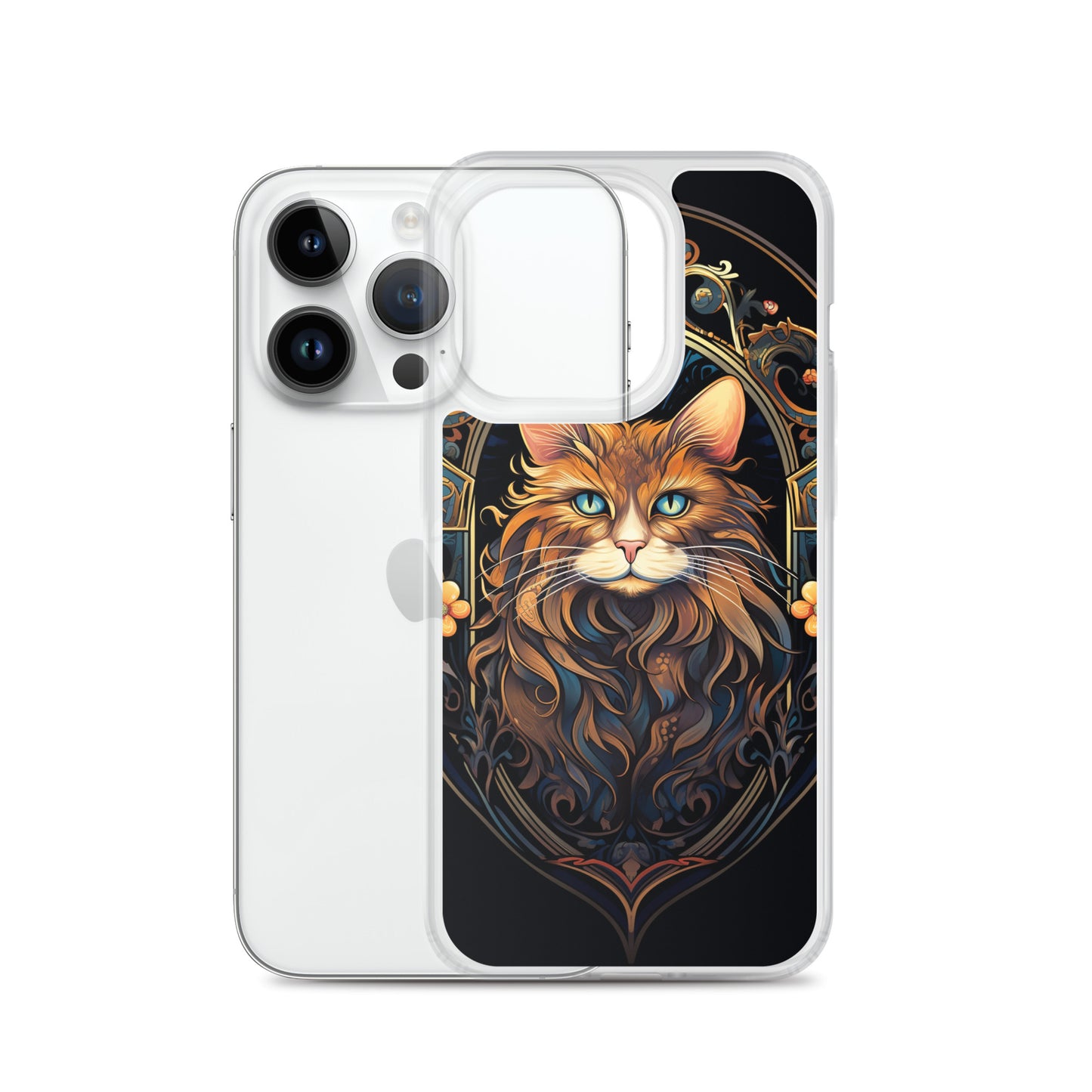 Art Nouveau Cat #3 iPhone Case