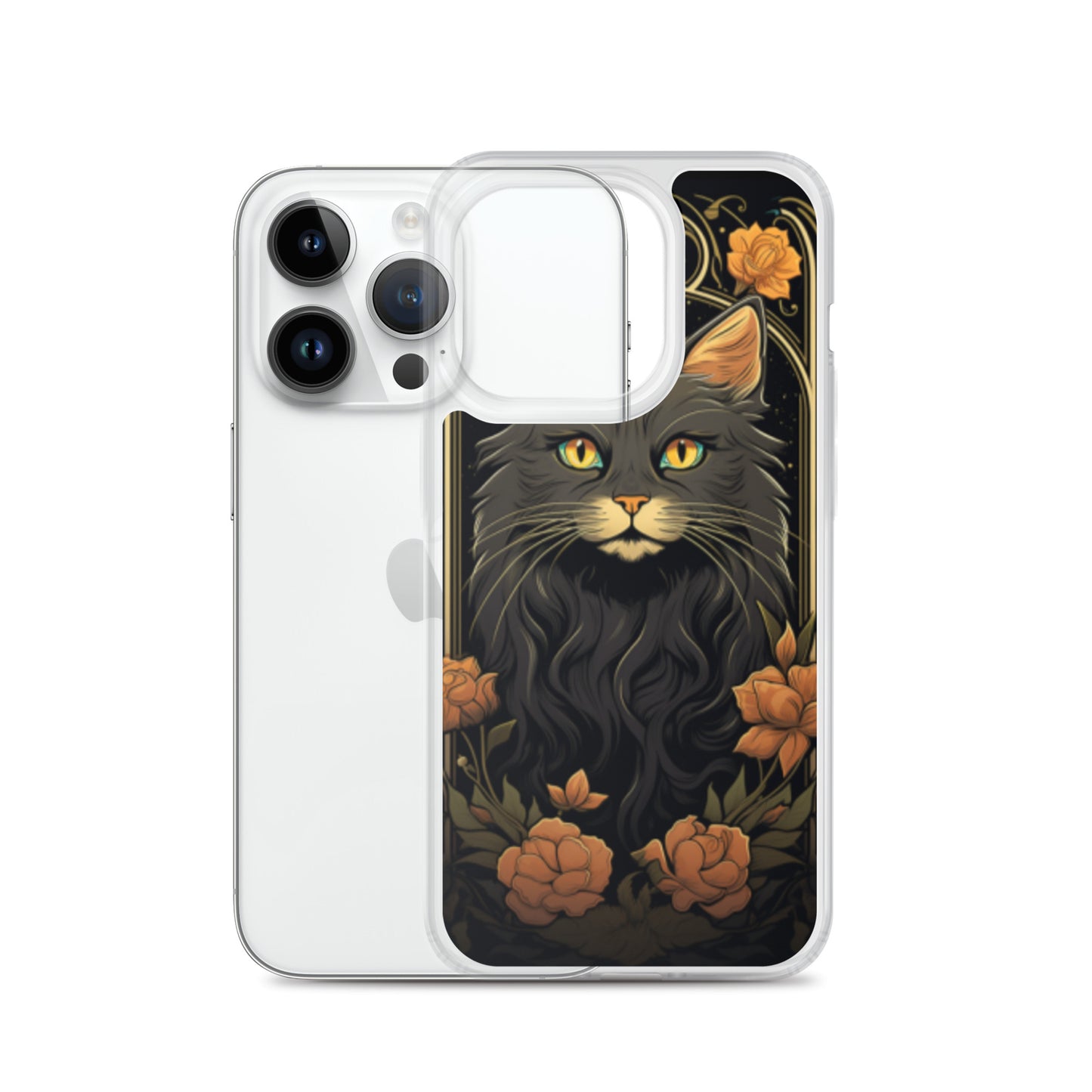 Art Nouveau Cat iPhone Case