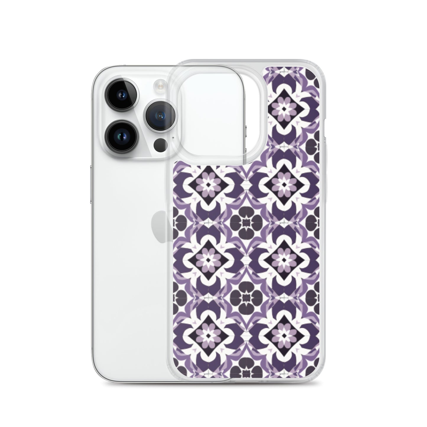 iPhone Case Purple Moroccan Style Tile