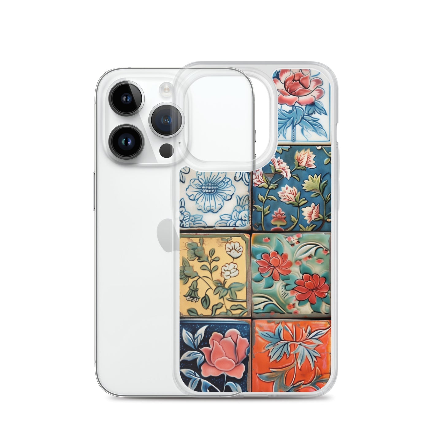 iPhone Case Colorful Majolilca Tiles