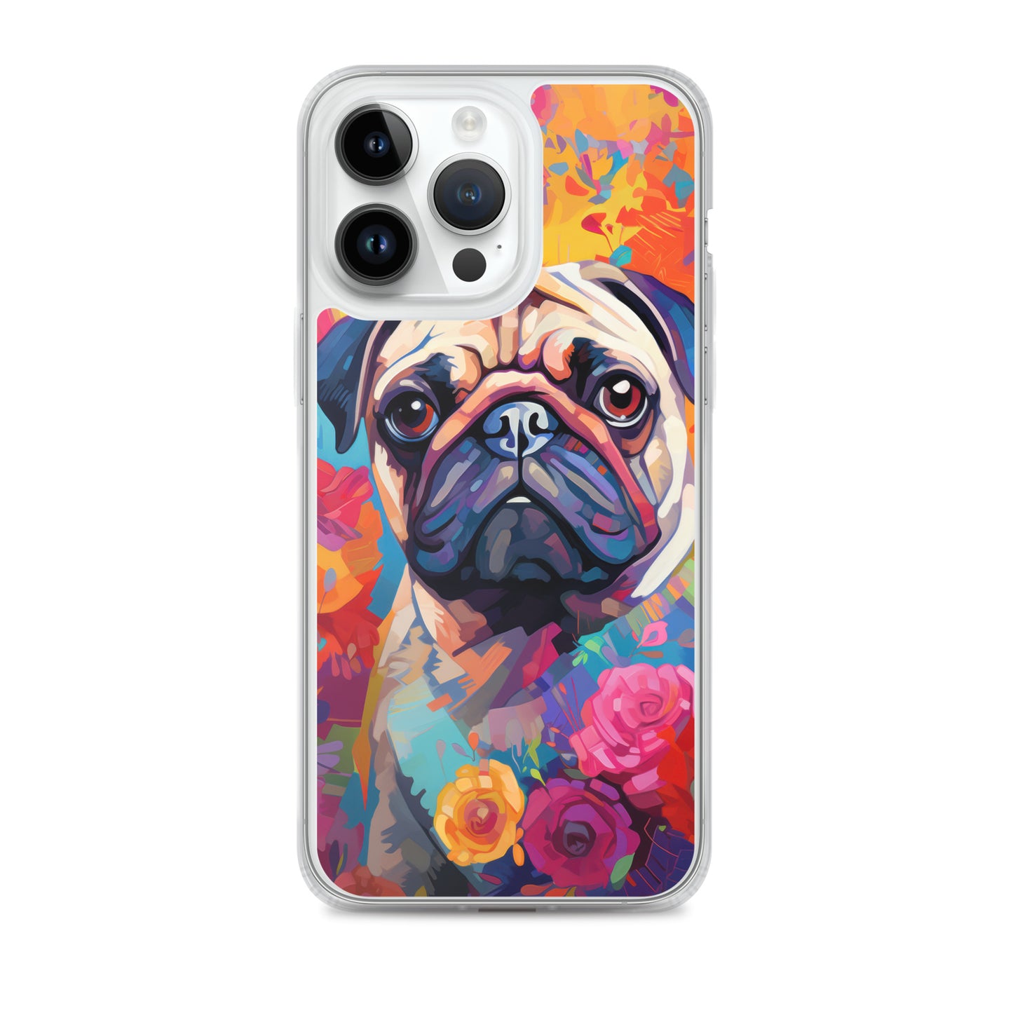 iPhone Case Painted Pug