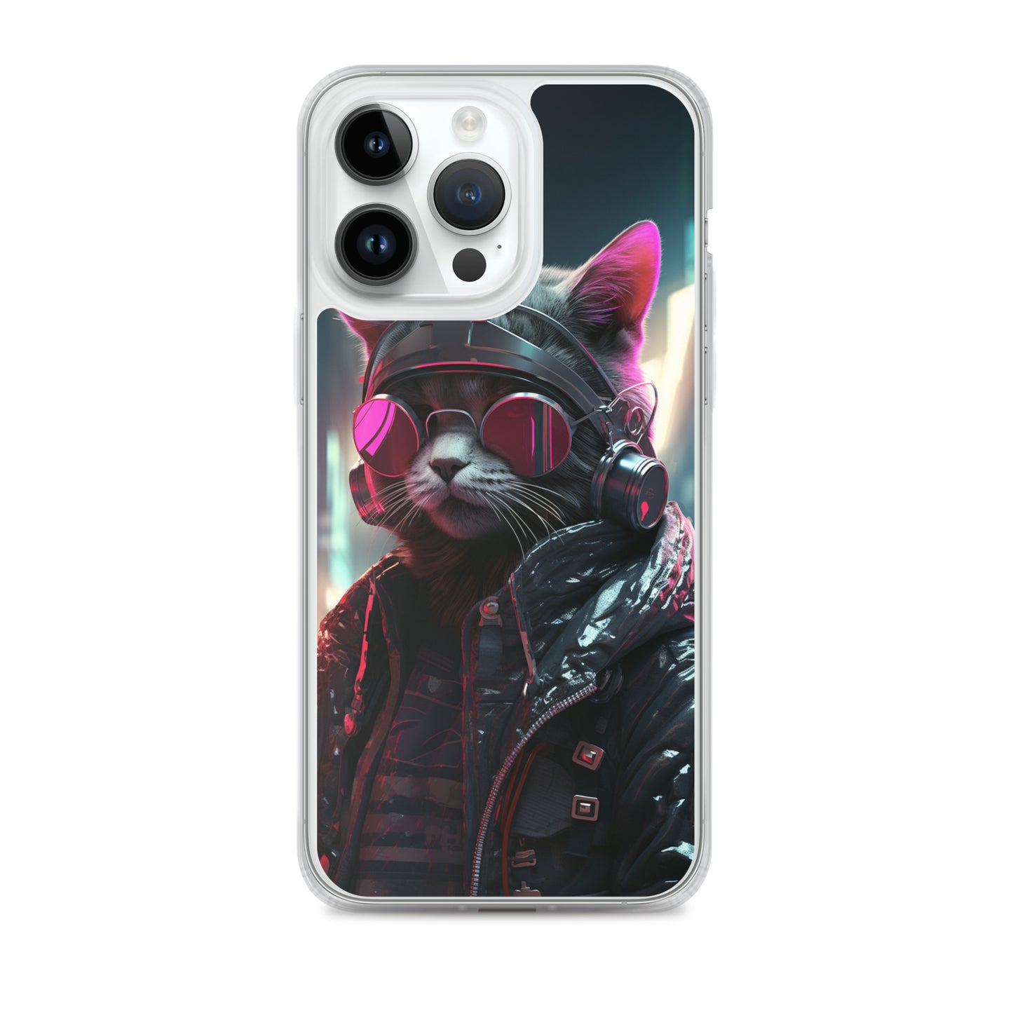 Cyberpunk Kitty Cat iPhone Case