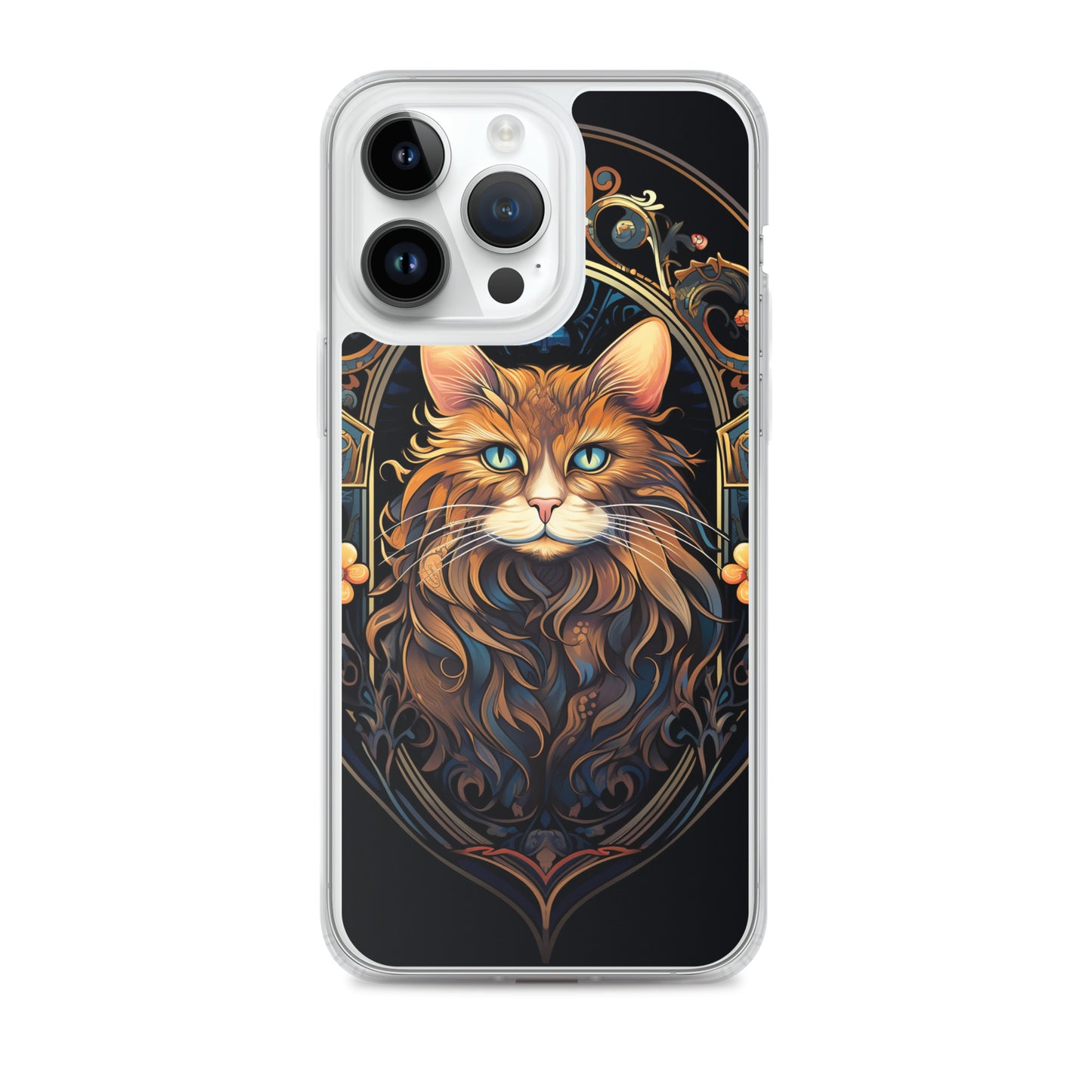 Art Nouveau Cat #3 iPhone Case