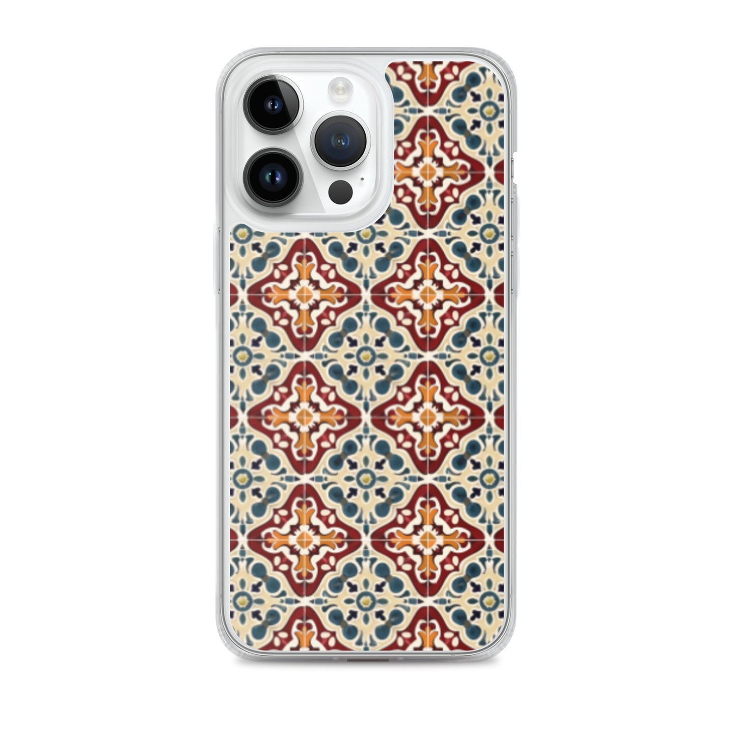 iPhone Case Classic Encaustic Tile Red