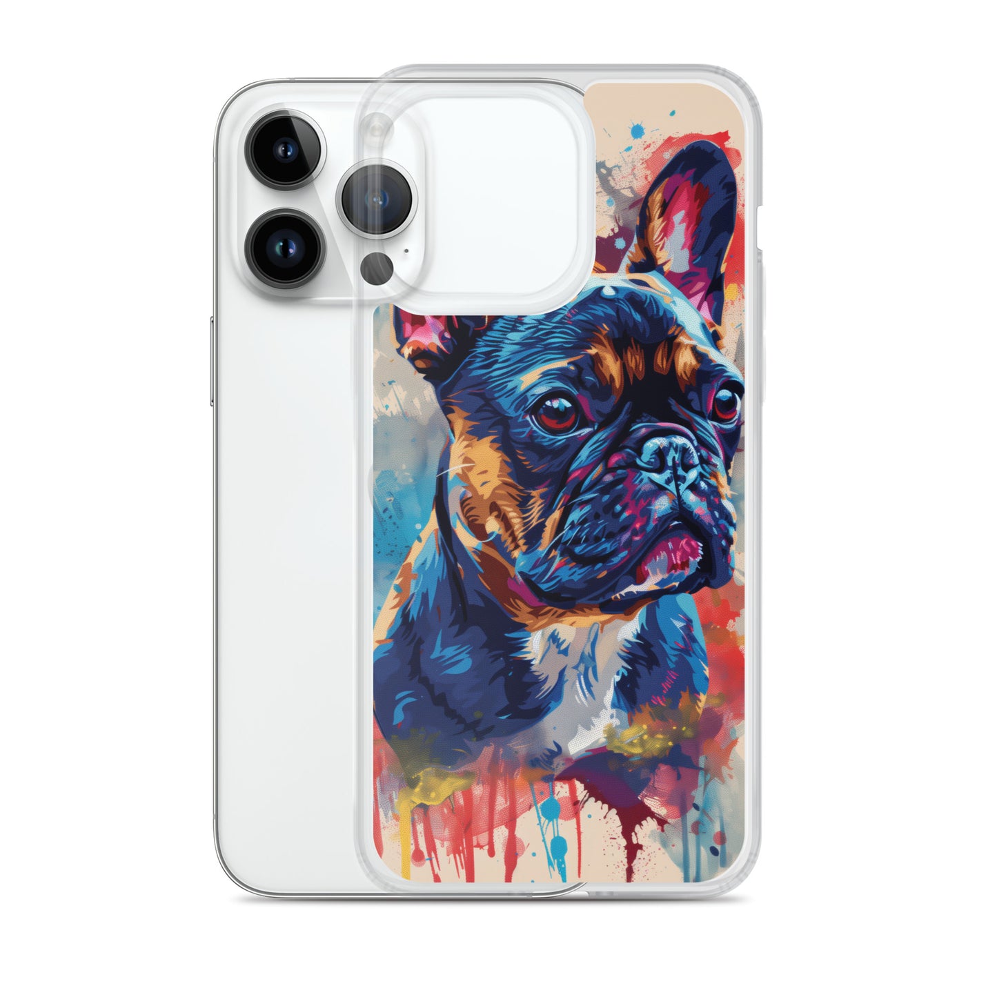 Painted French Bulldog iPhone Case