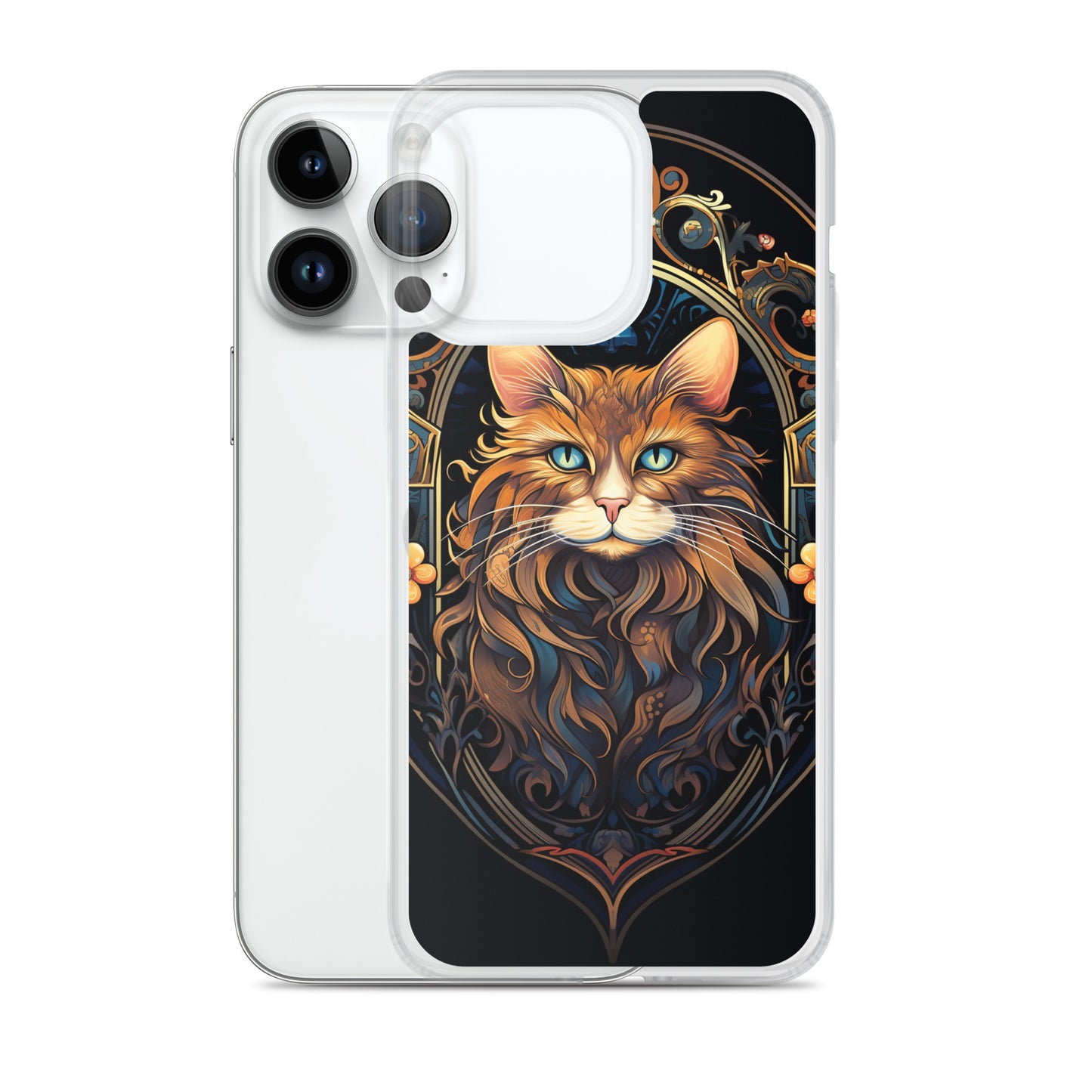 Art Nouveau Cat #3 iPhone Case
