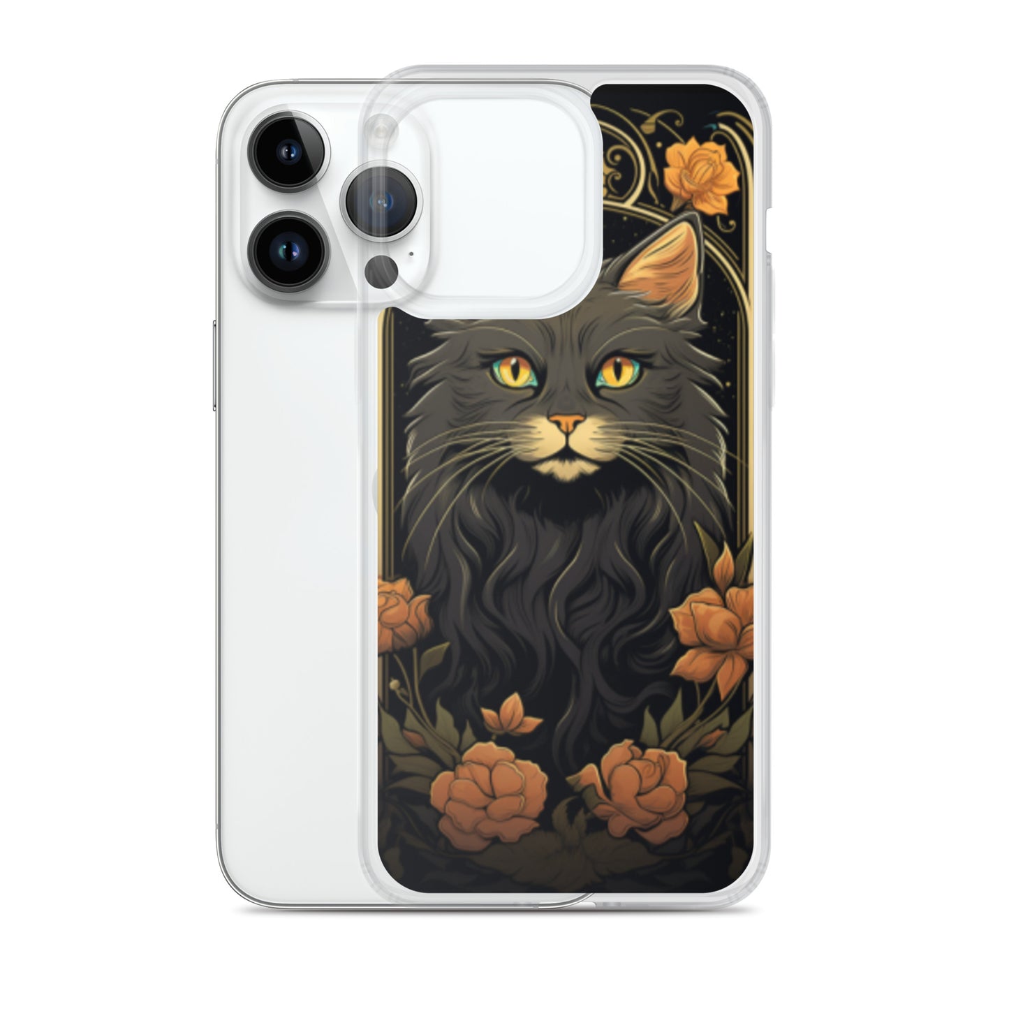 Art Nouveau Cat iPhone Case