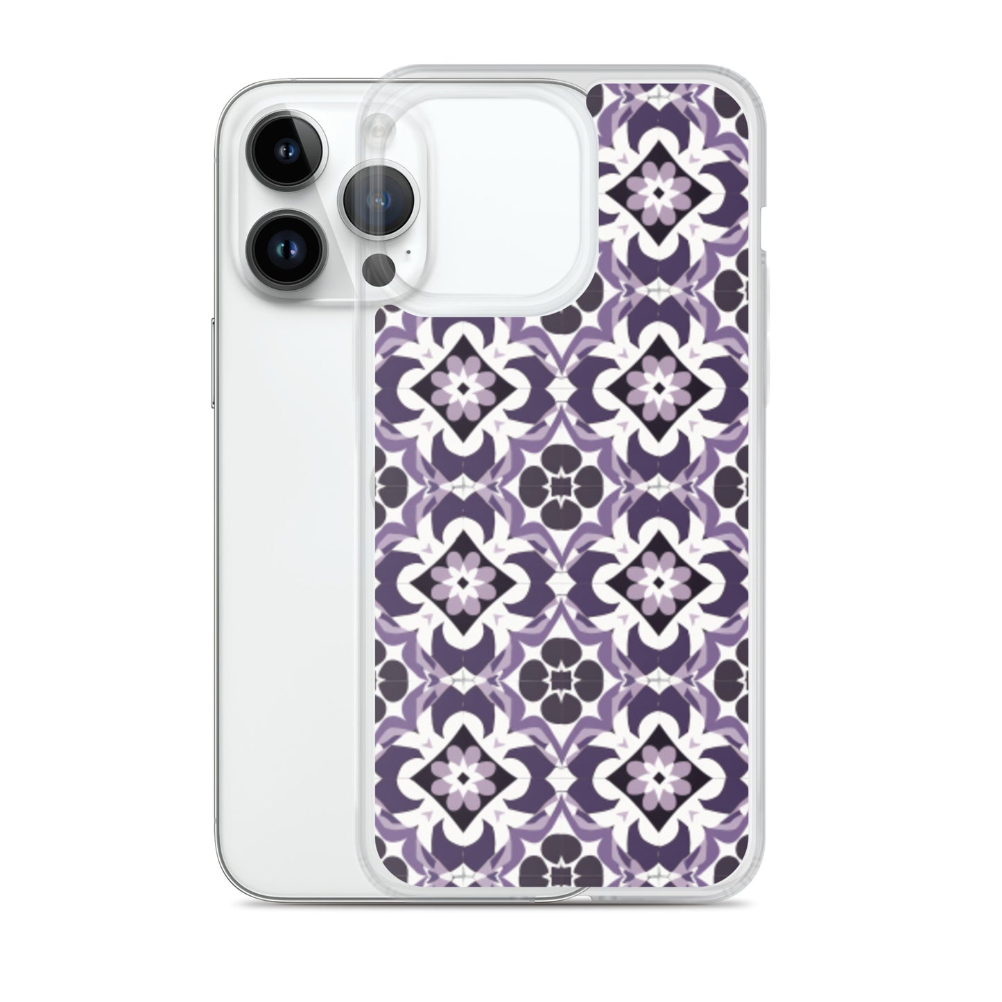 iPhone Case Purple Moroccan Style Tile