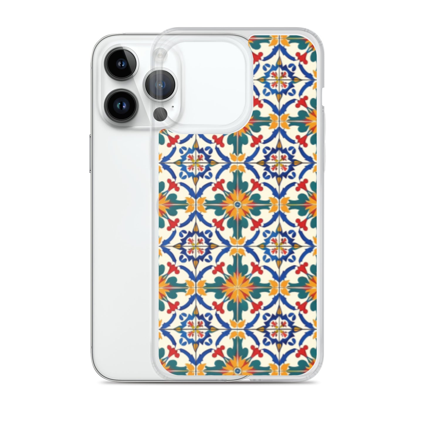 iPhone Case Colorful Yellow & Green Mediterranean Tiles