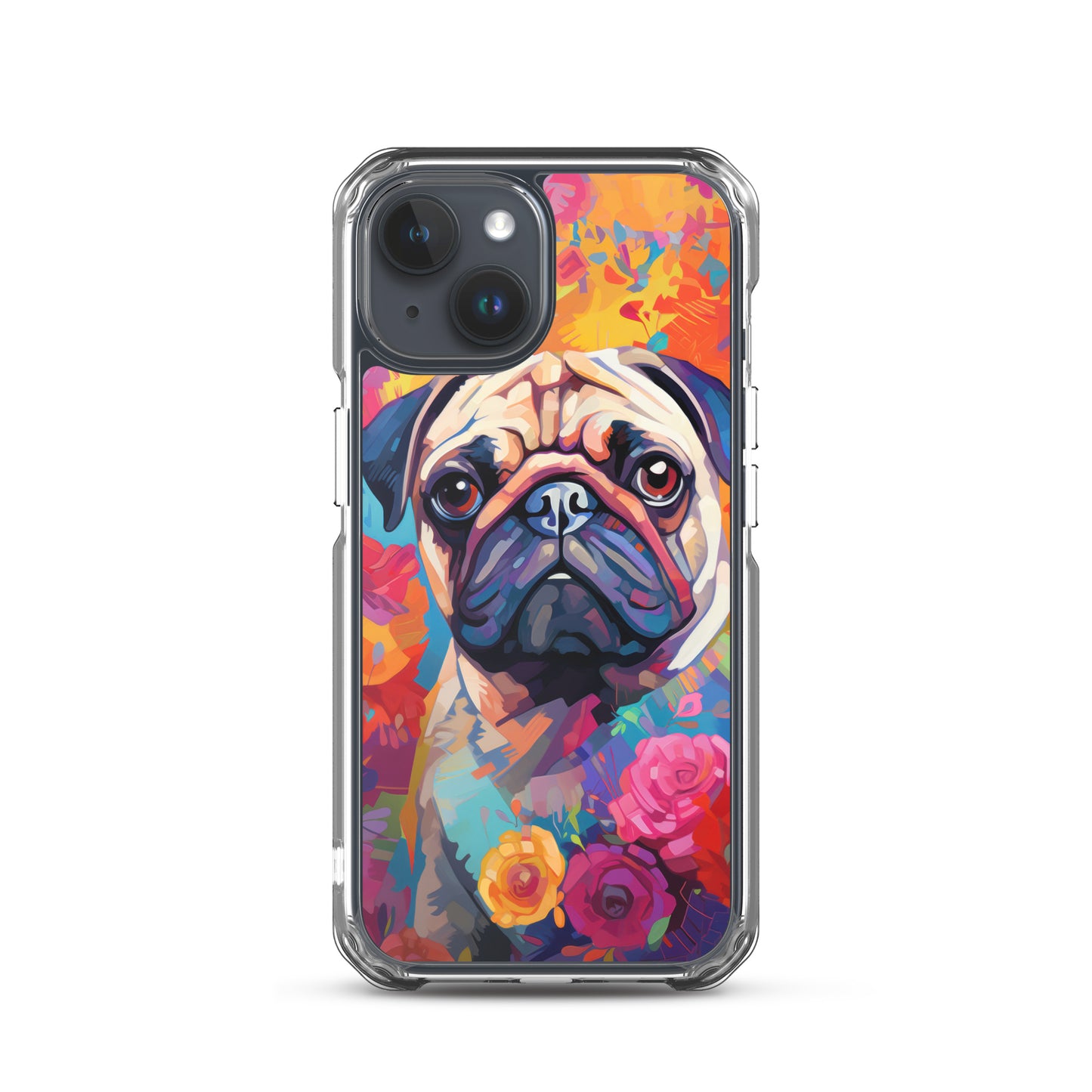 iPhone Case Painted Pug