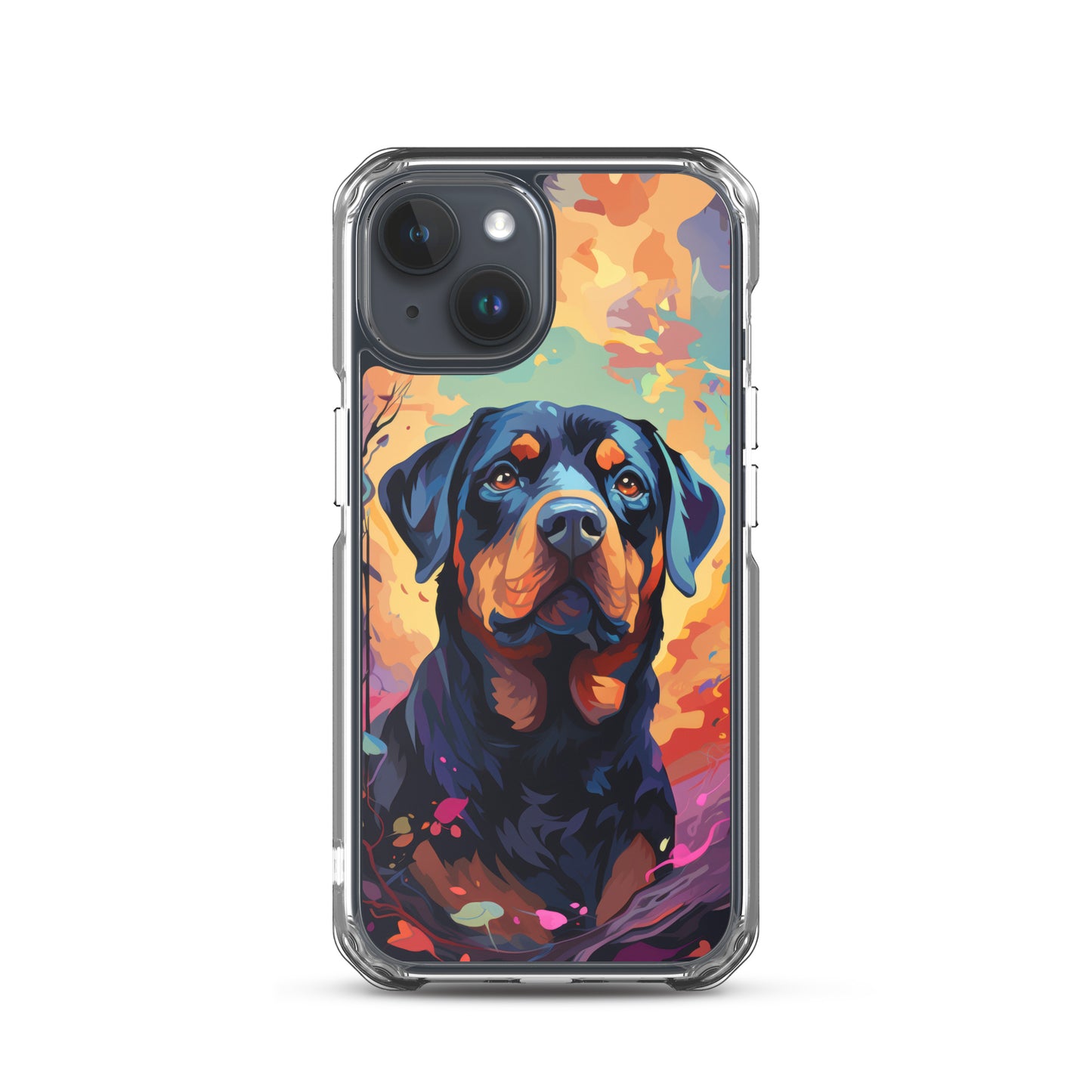 iPhone Case Painted Rottweiler