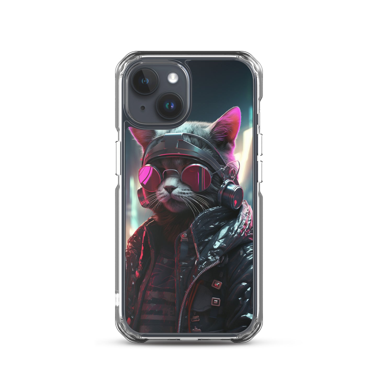 Cyberpunk Kitty Cat iPhone Case