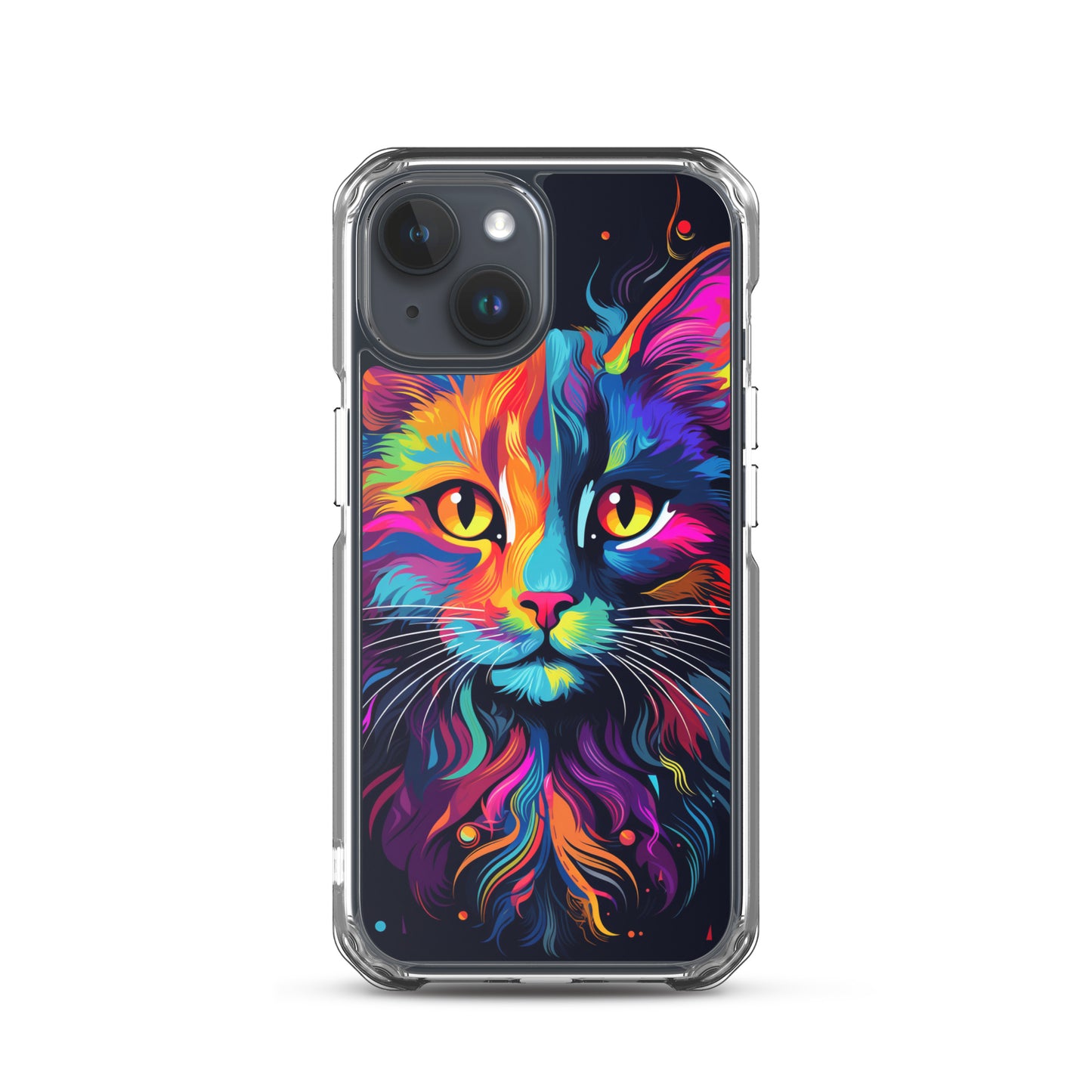 Day Glo Cat iPhone Case