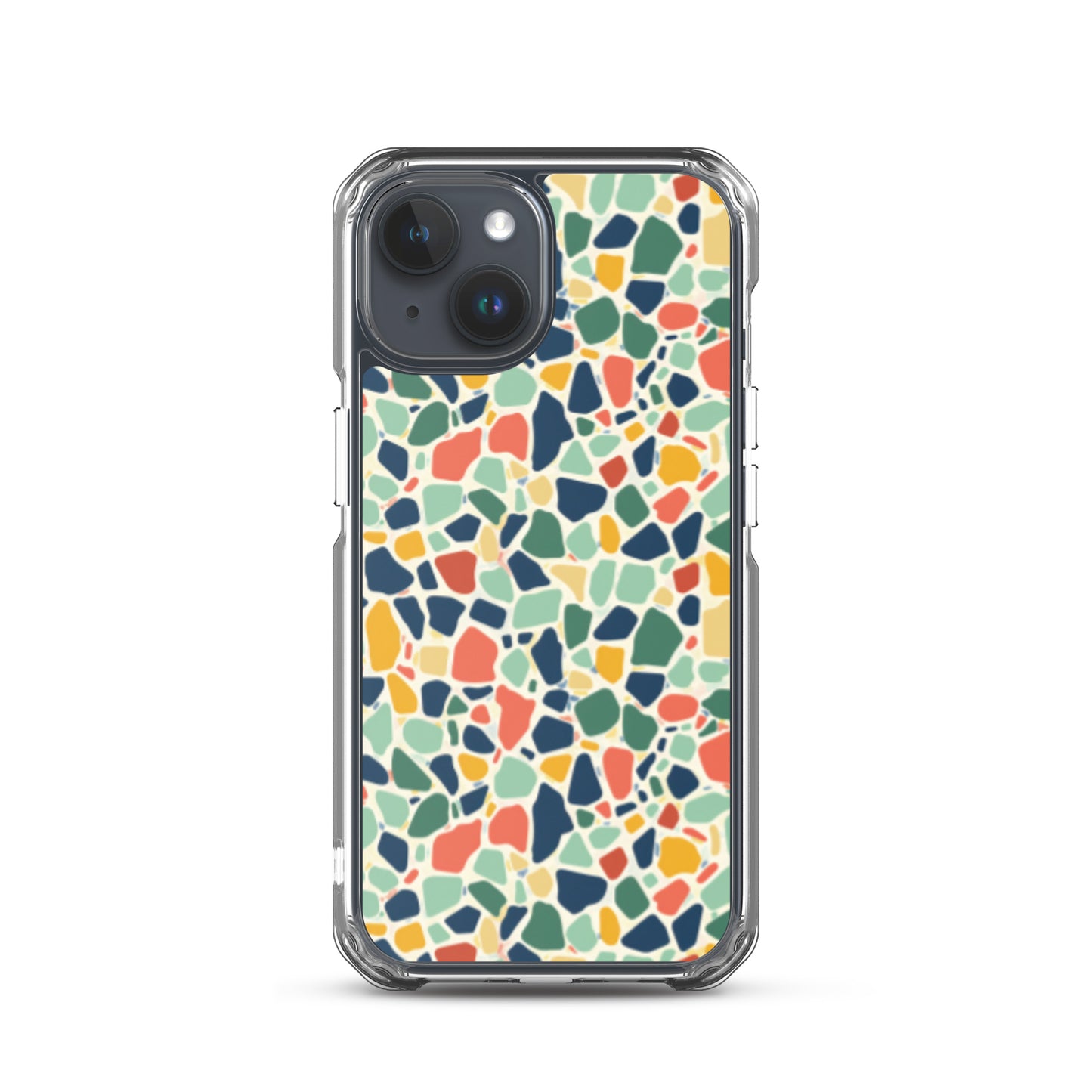 iPhone Case Colorful Retro Terrazzo Tile