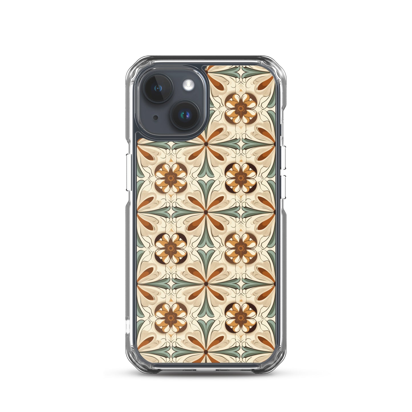 iPhone Case Ornate Leaves Tile