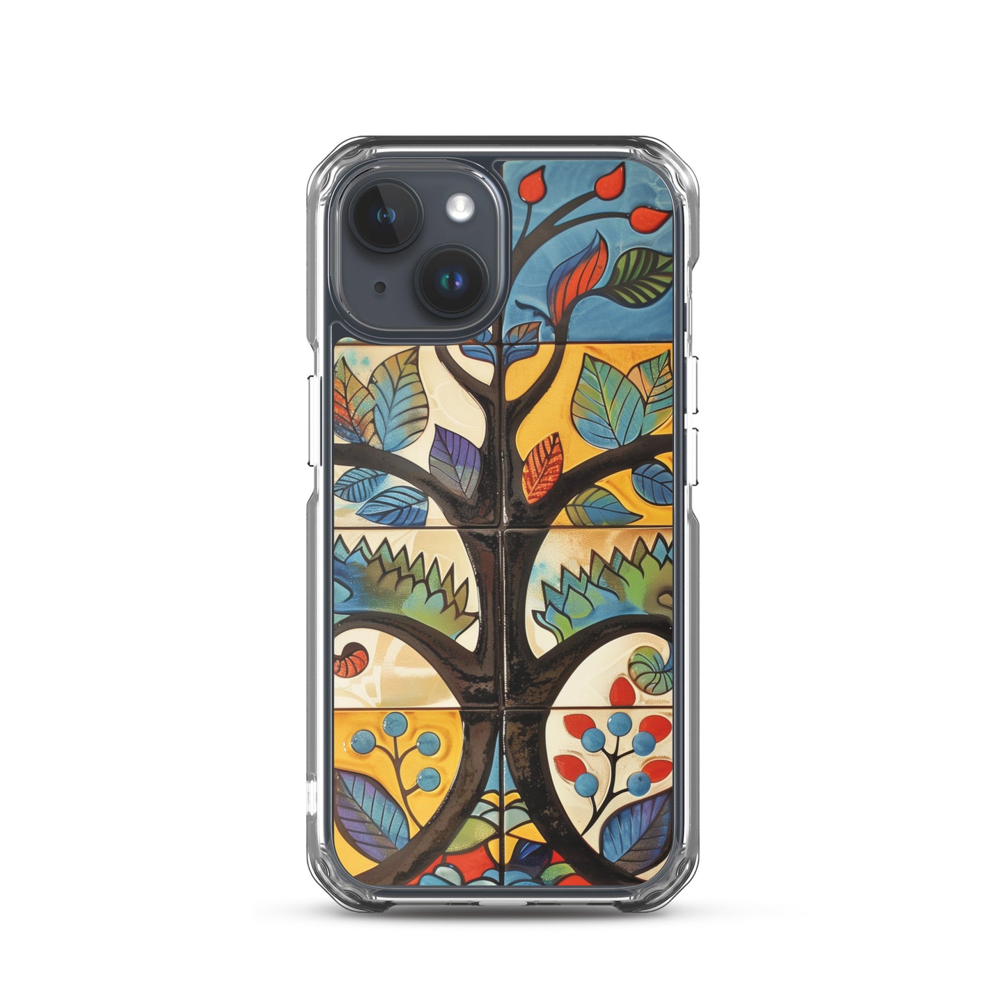 iPhone Case Colorful Tile Tree